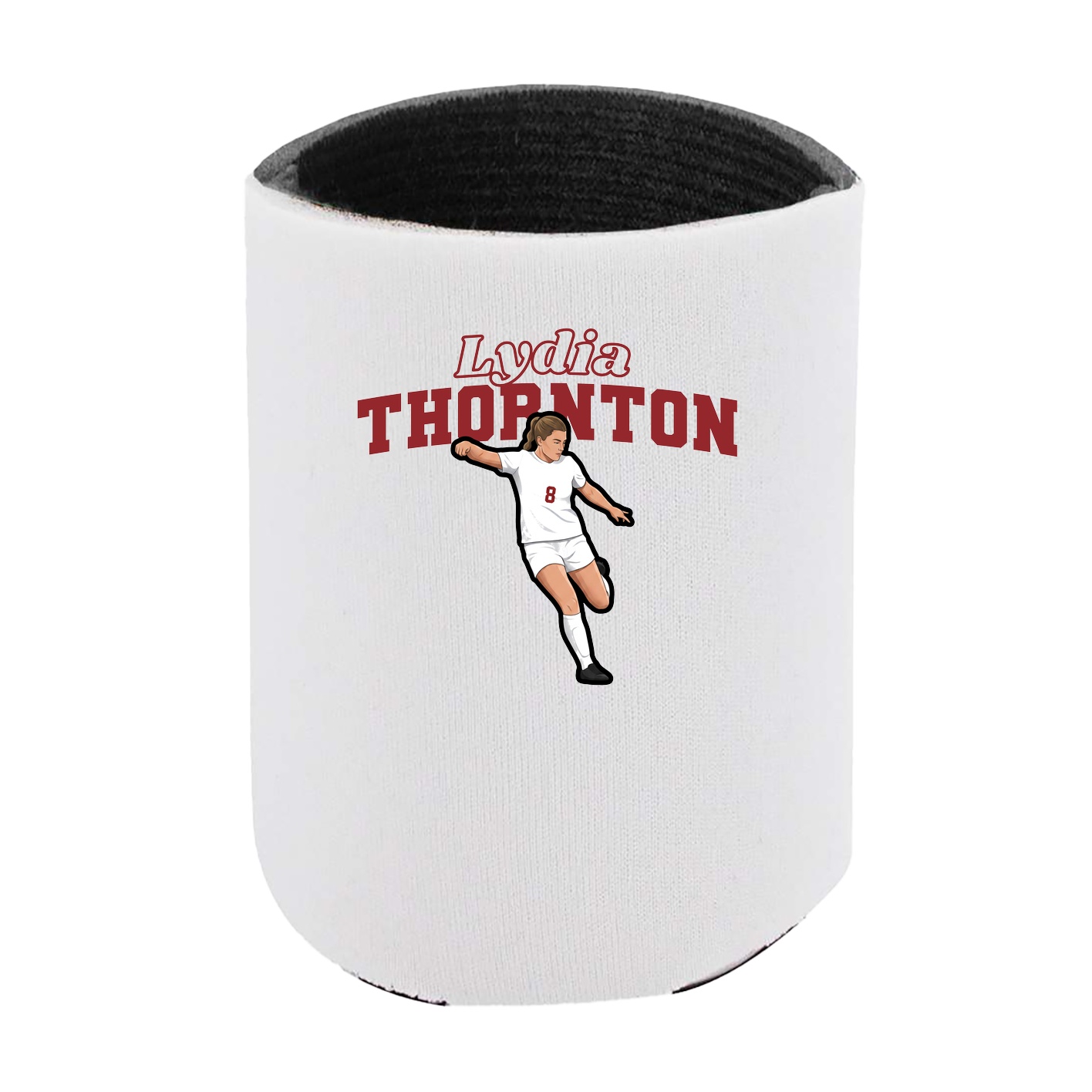 Can Holder — Name Arch in White