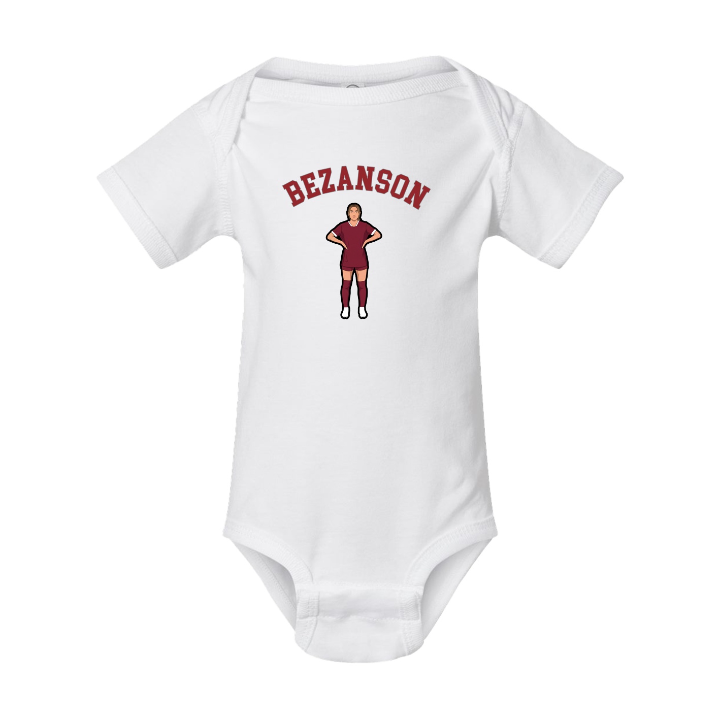 Baby Onesie — Shirsey Arch in White