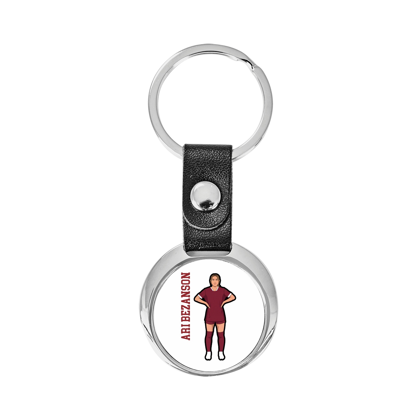 Key Chain — Name Vertical in Classic