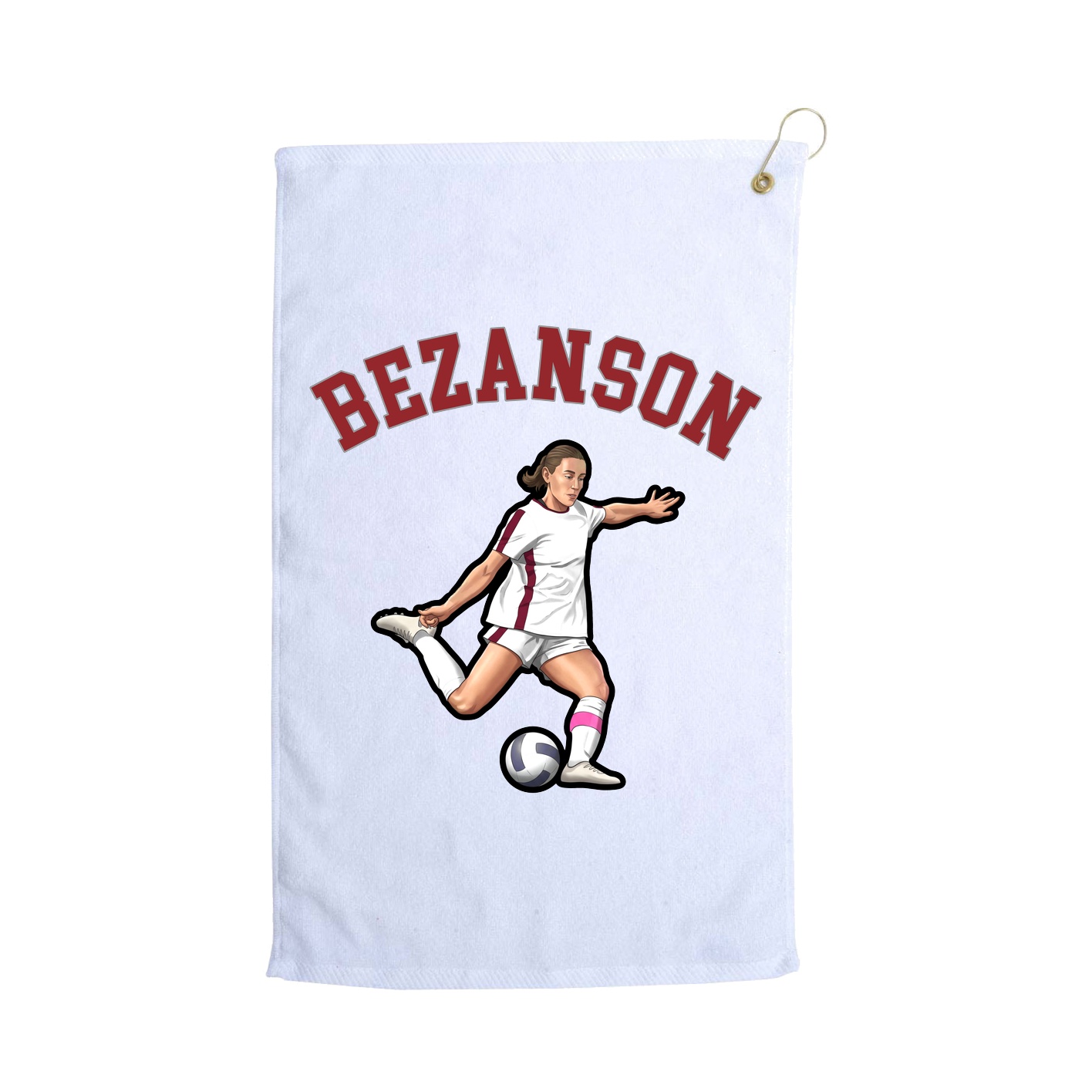 Golf Towel — Shirsey Arch in White