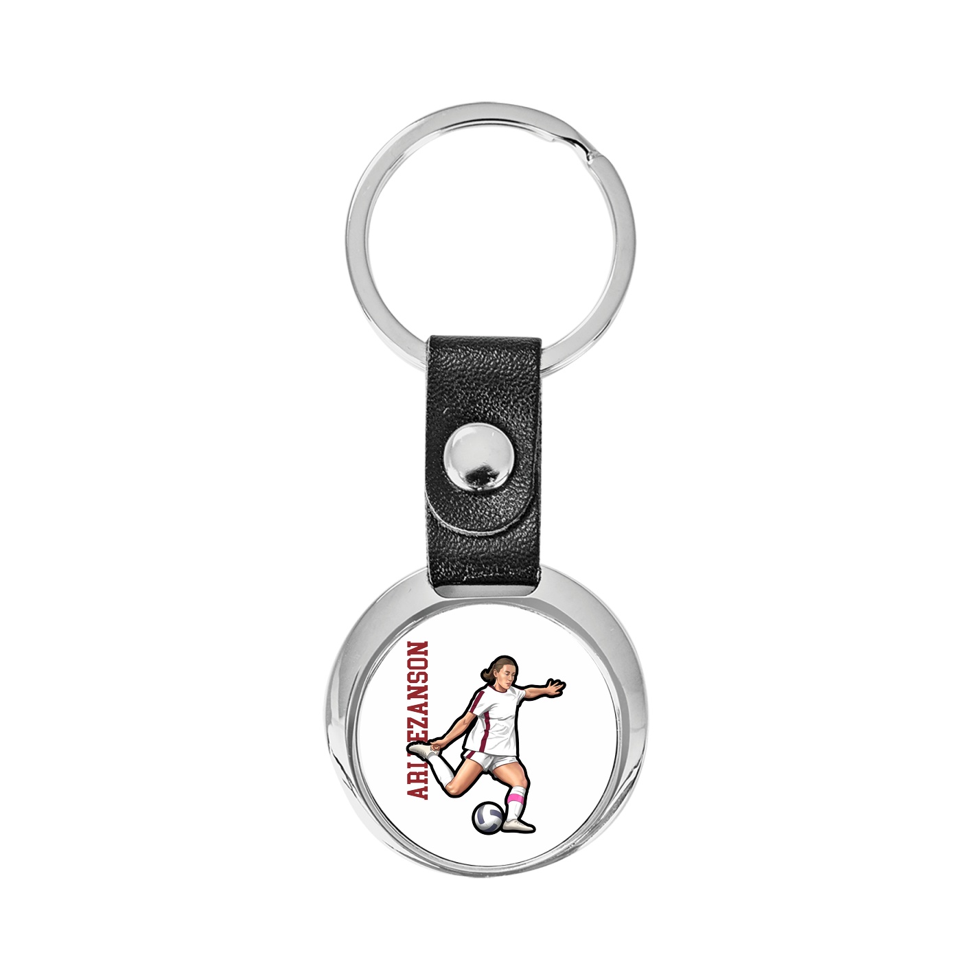 Key Chain — Name Vertical in Classic