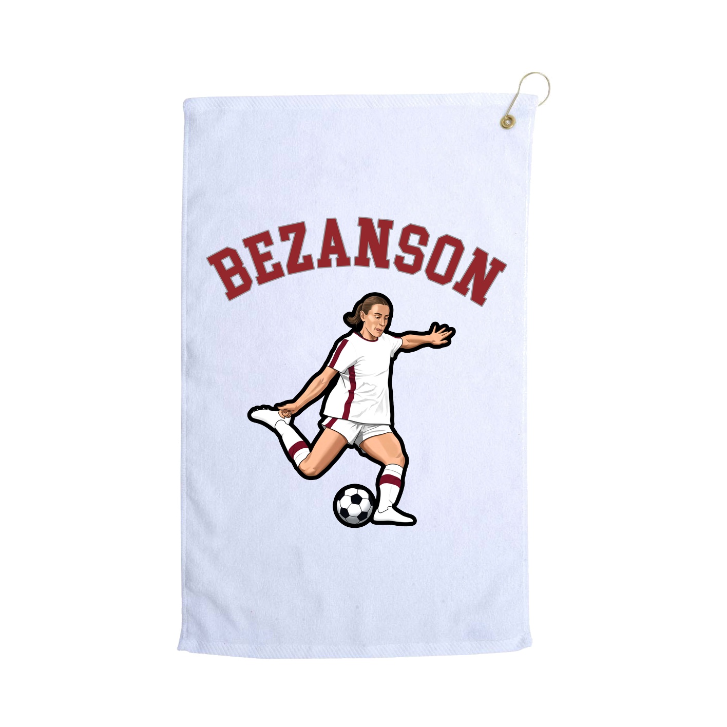 Golf Towel — Shirsey Arch in White