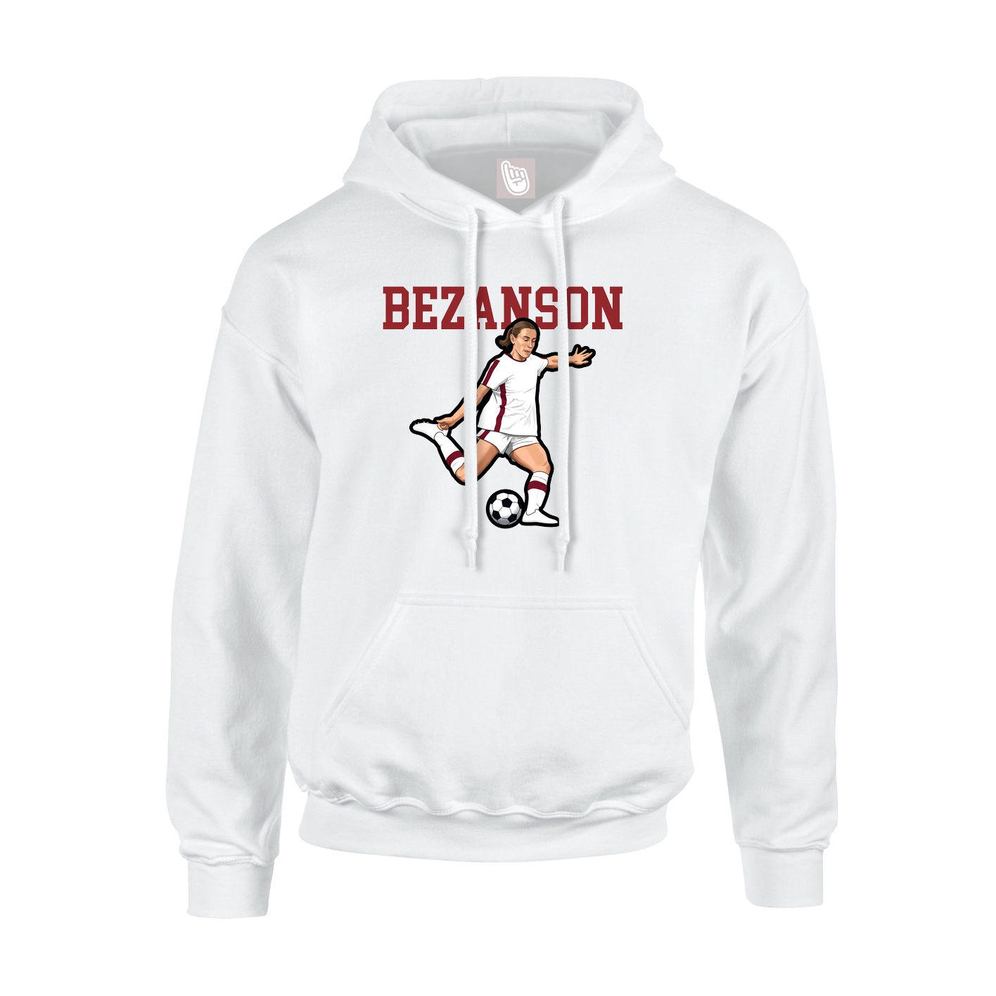 Hoodie — Shirsey in White