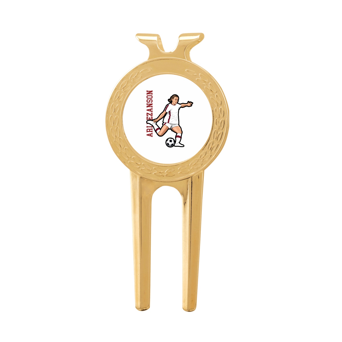 Divot Tool with Ball Marker — Name Vertical in Classic