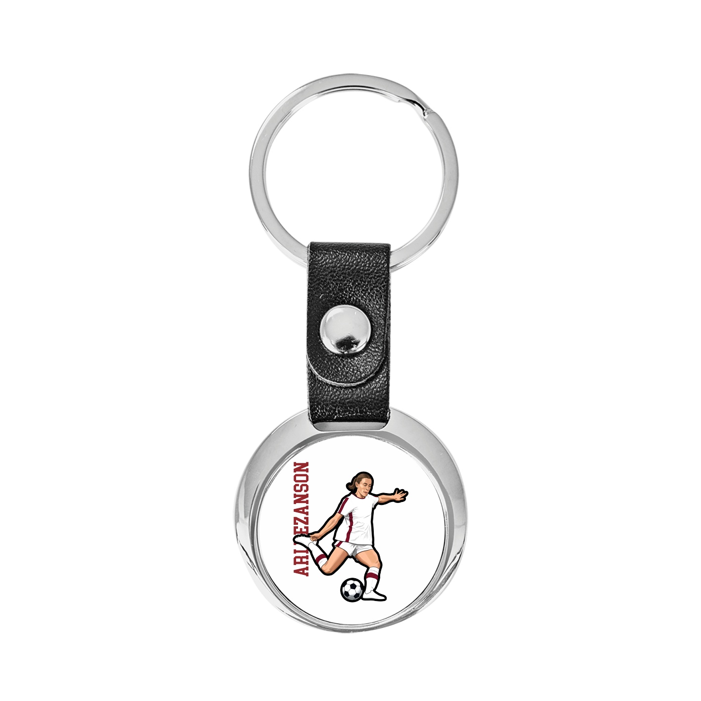 Key Chain — Name Vertical in Classic