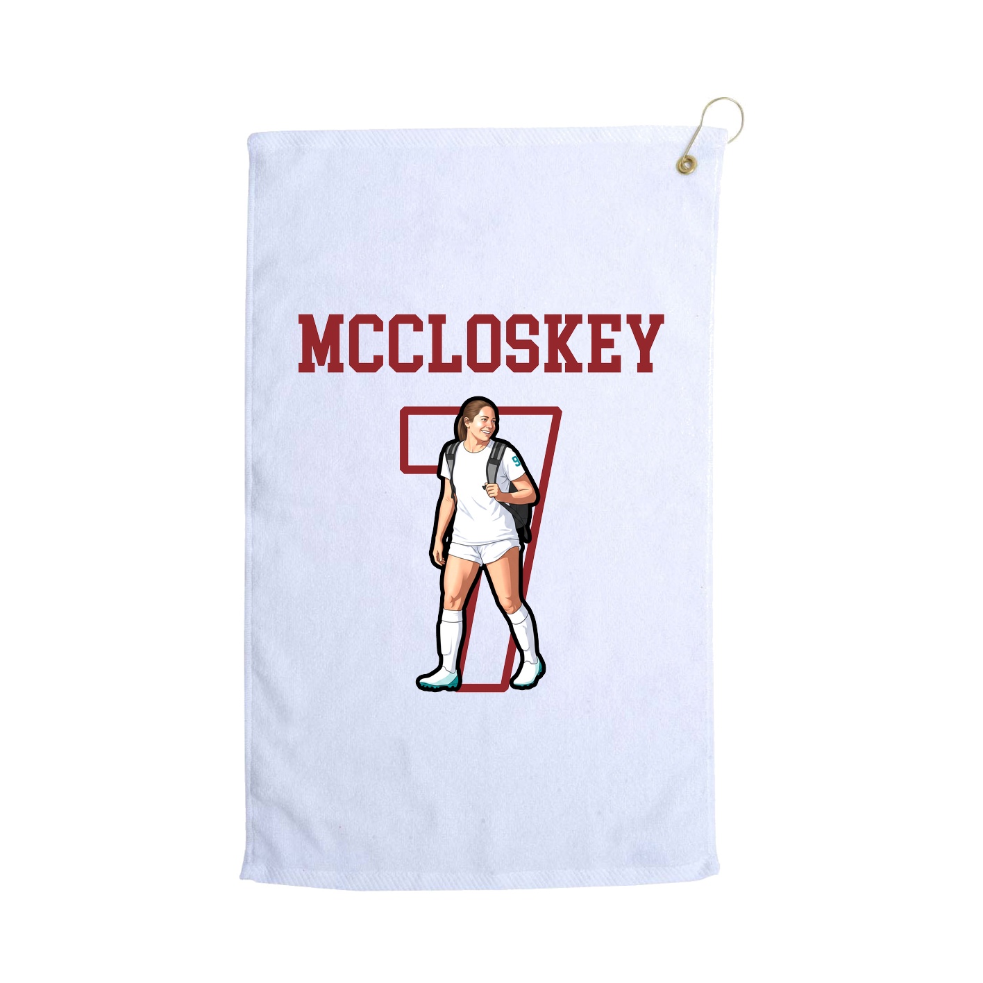 Golf Towel — Shirsey in White
