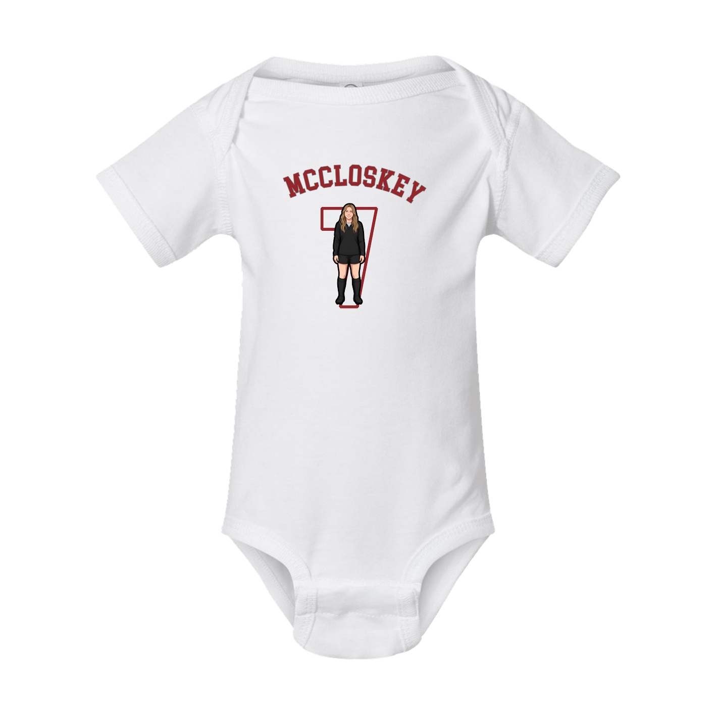 Baby Onesie — Shirsey Arch in White