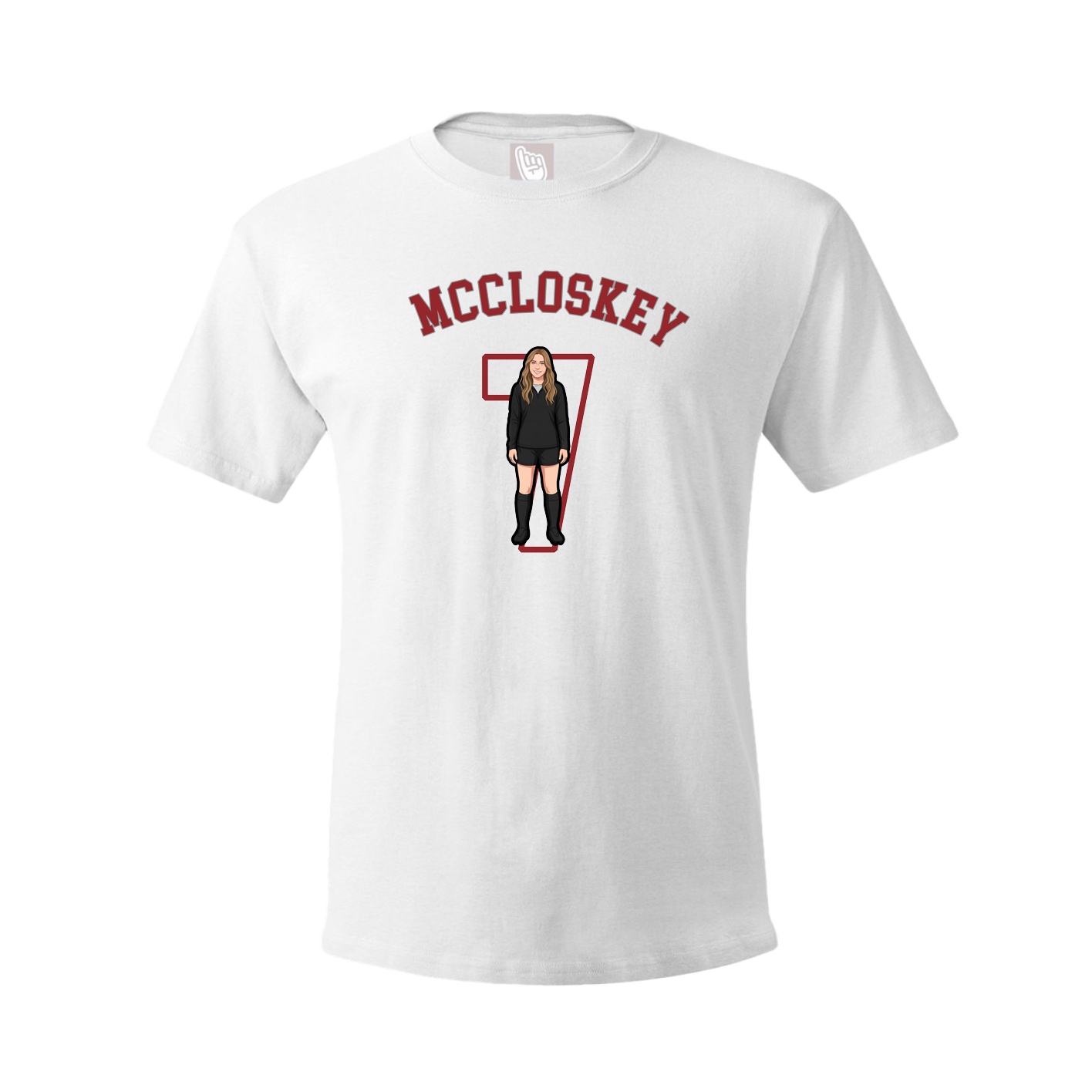 Youth Tee — Shirsey Arch in White