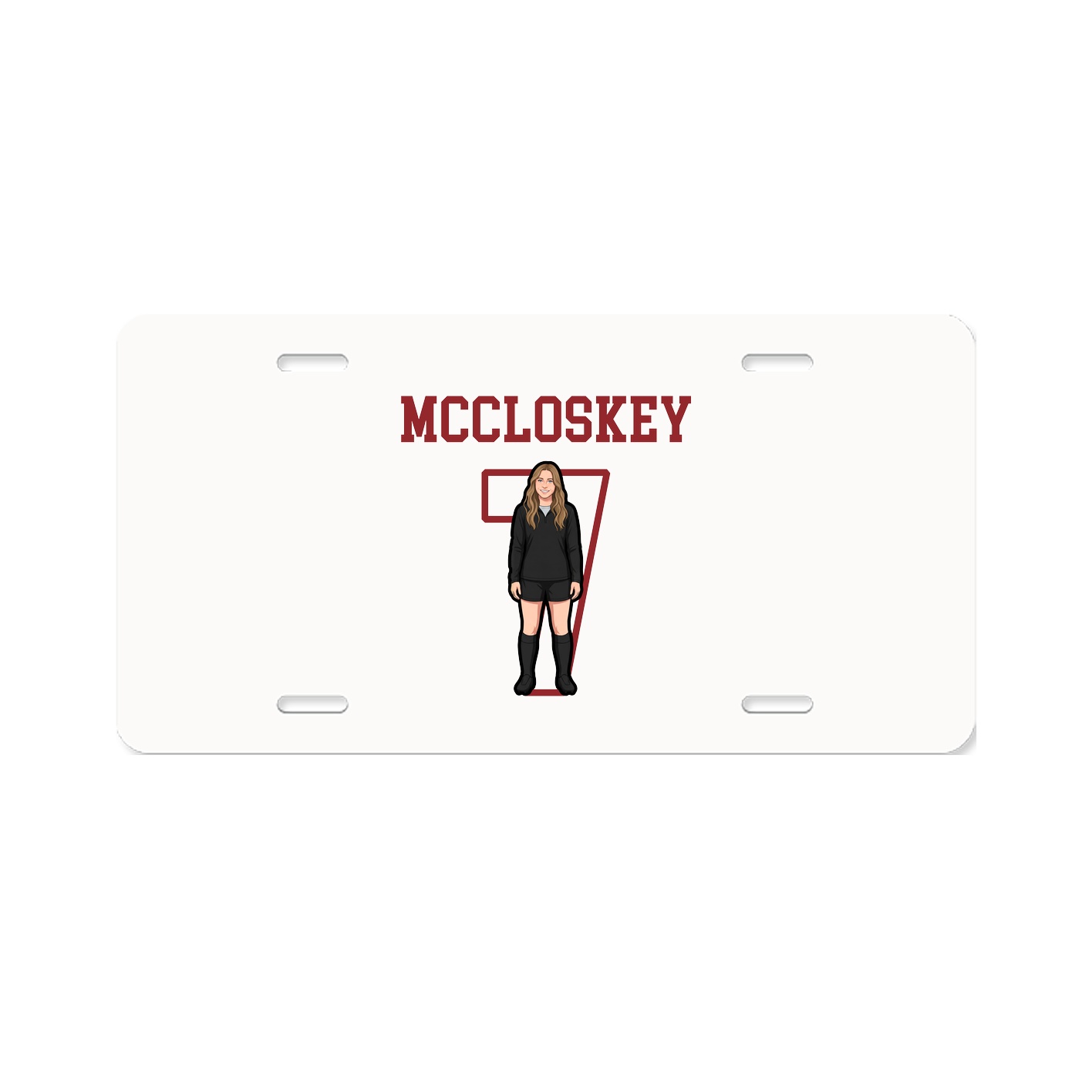 License Plate — Shirsey in Classic