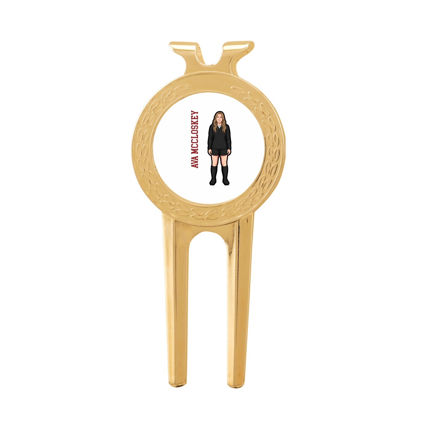 Divot Tool with Ball Marker — Name Vertical in Classic