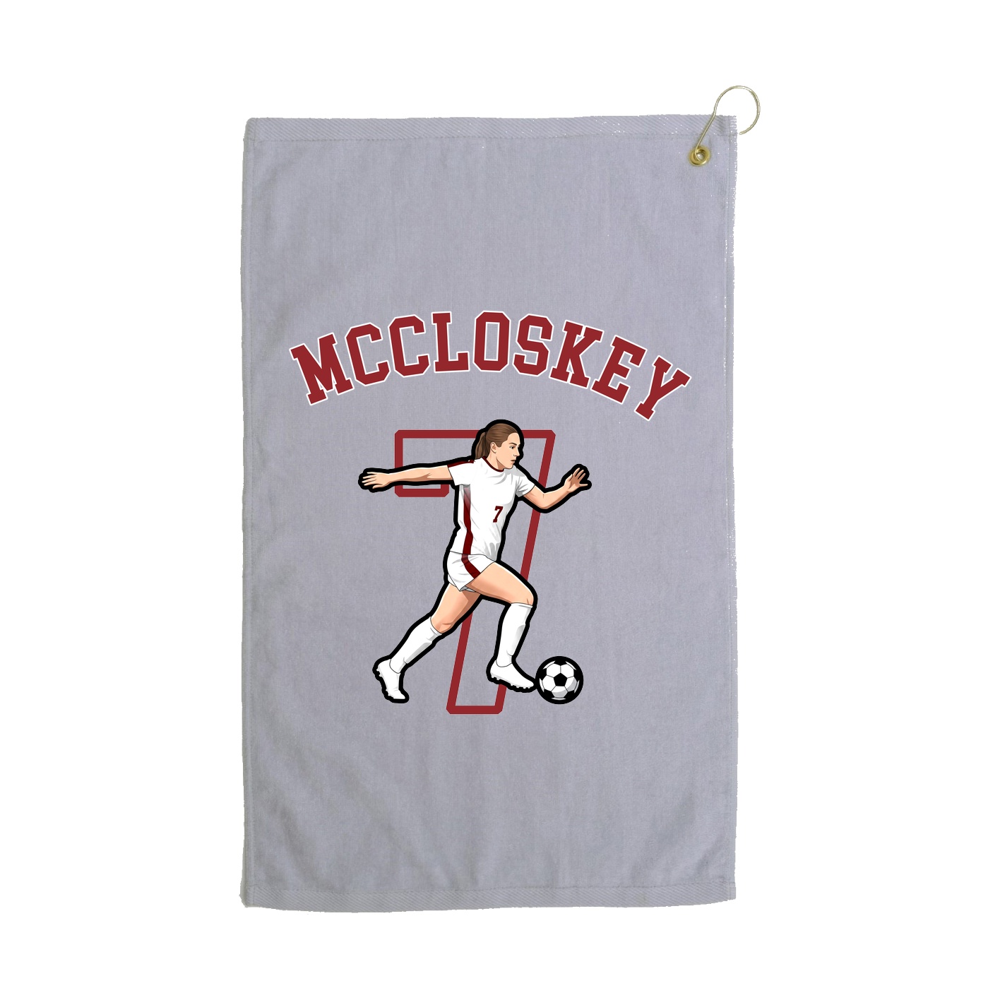 Golf Towel — Shirsey Arch in Grey