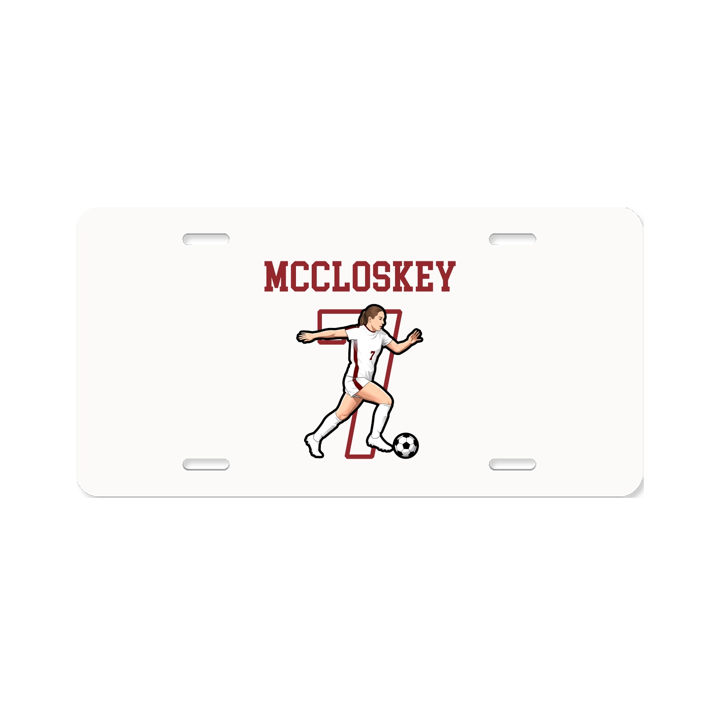 License Plate — Shirsey in Classic