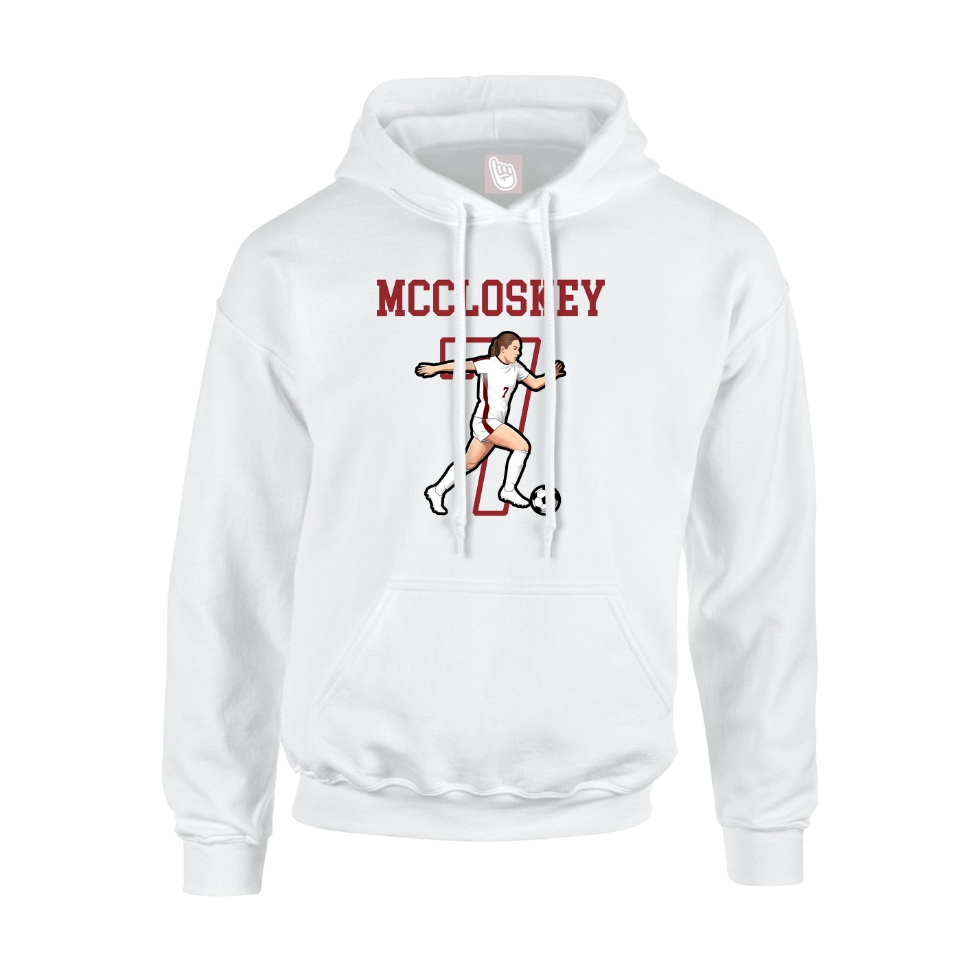 Youth Hoodie — Shirsey in White