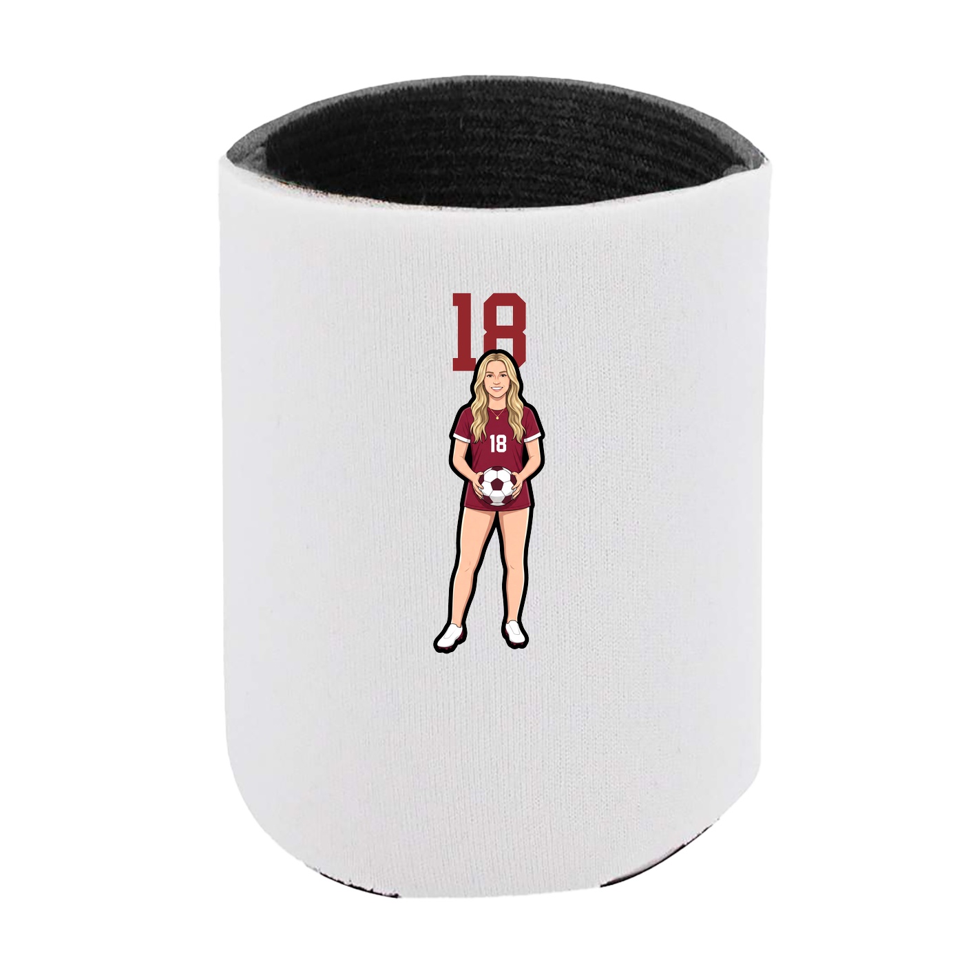 Can Holder — Number Top in White
