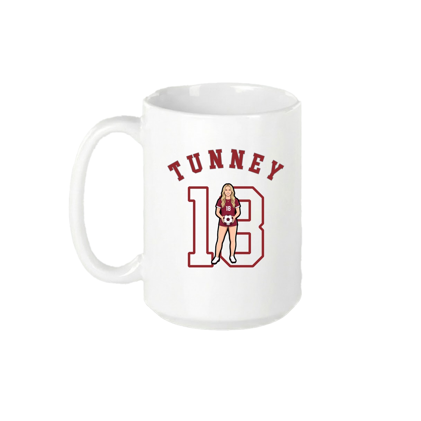 15oz Coffee Mug — Shirsey Arch in White