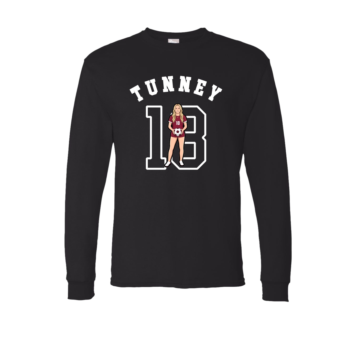 Long Sleeve Tee — Shirsey Arch in Black