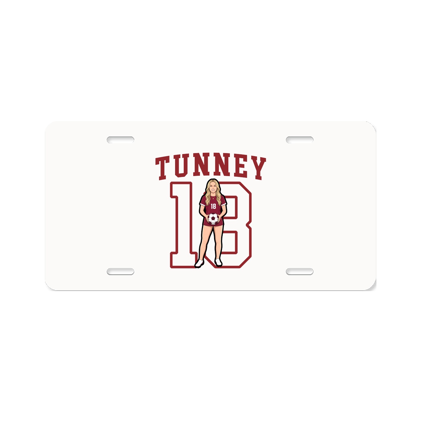 Aluminum License Plate