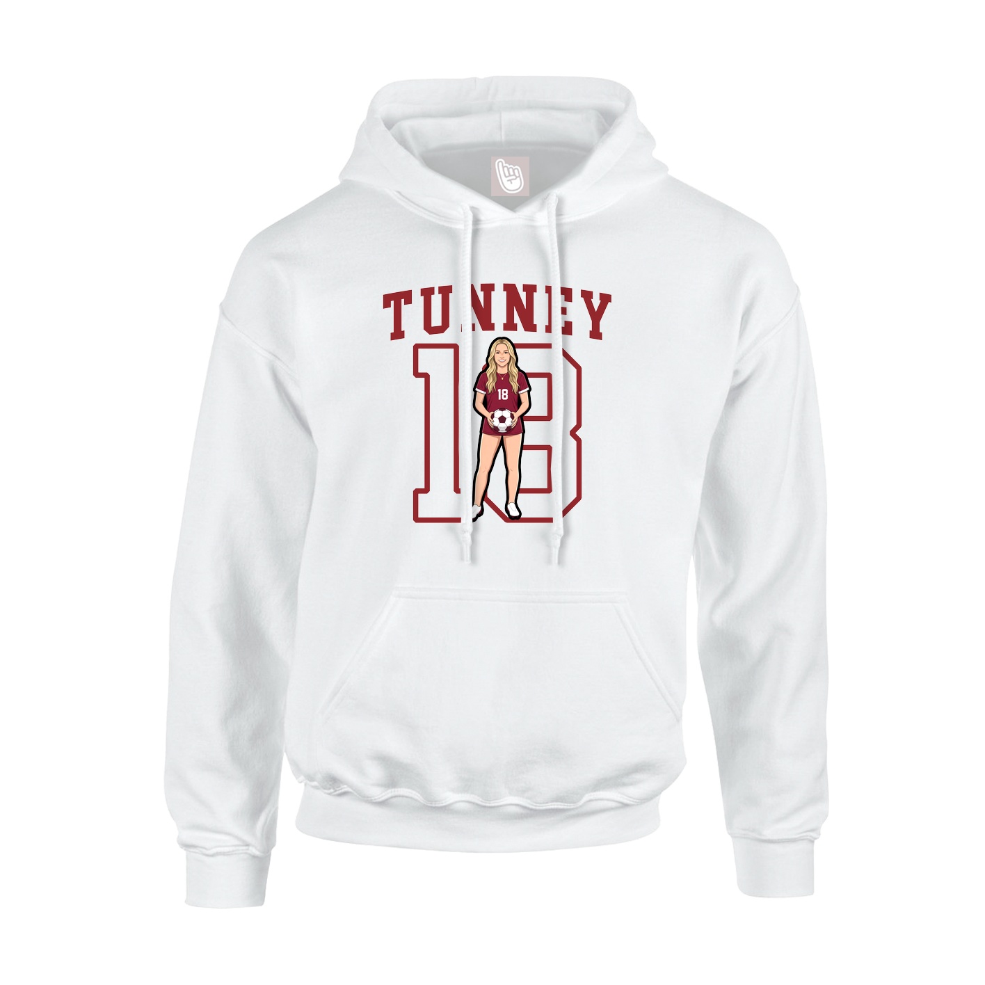 Youth Hoodie — Shirsey in White