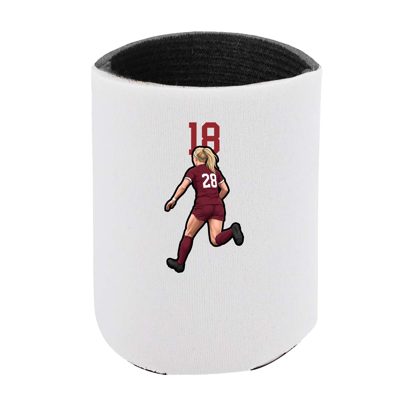 Can Holder — Number Top in White