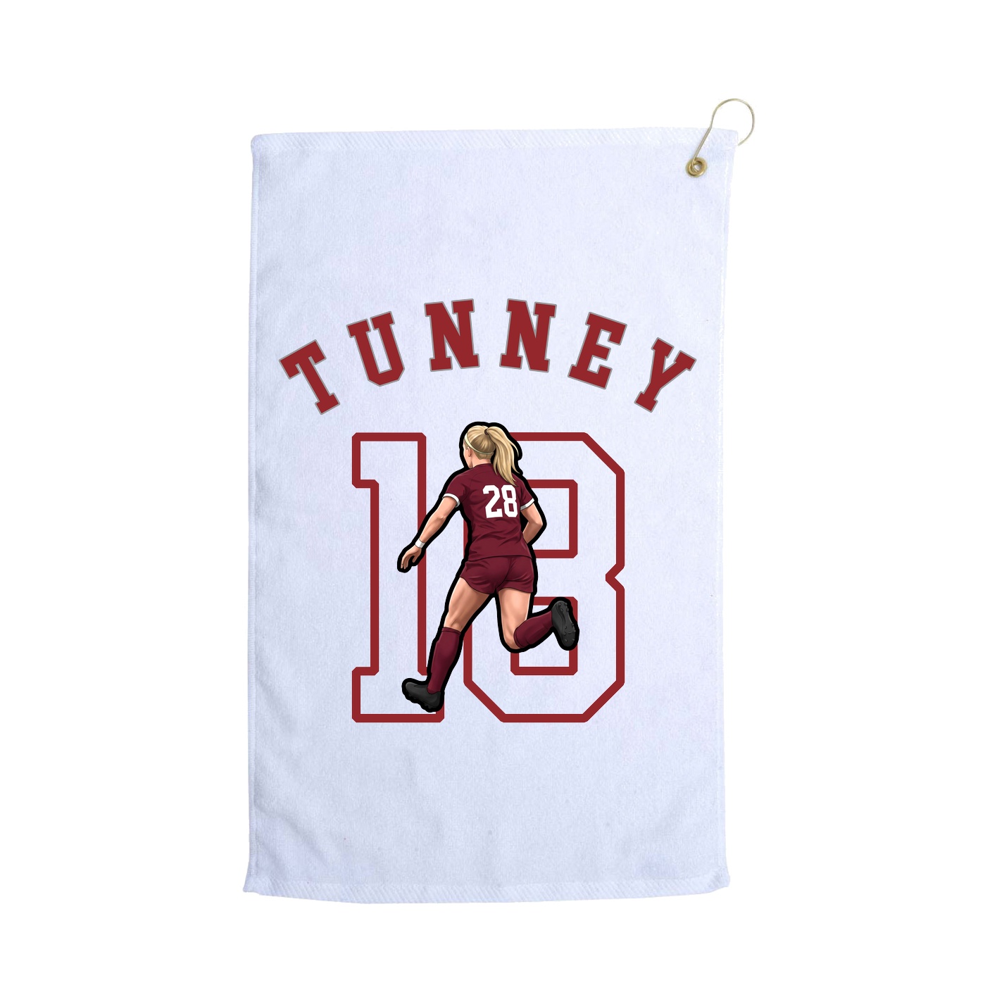 Golf Towel — Shirsey Arch in White