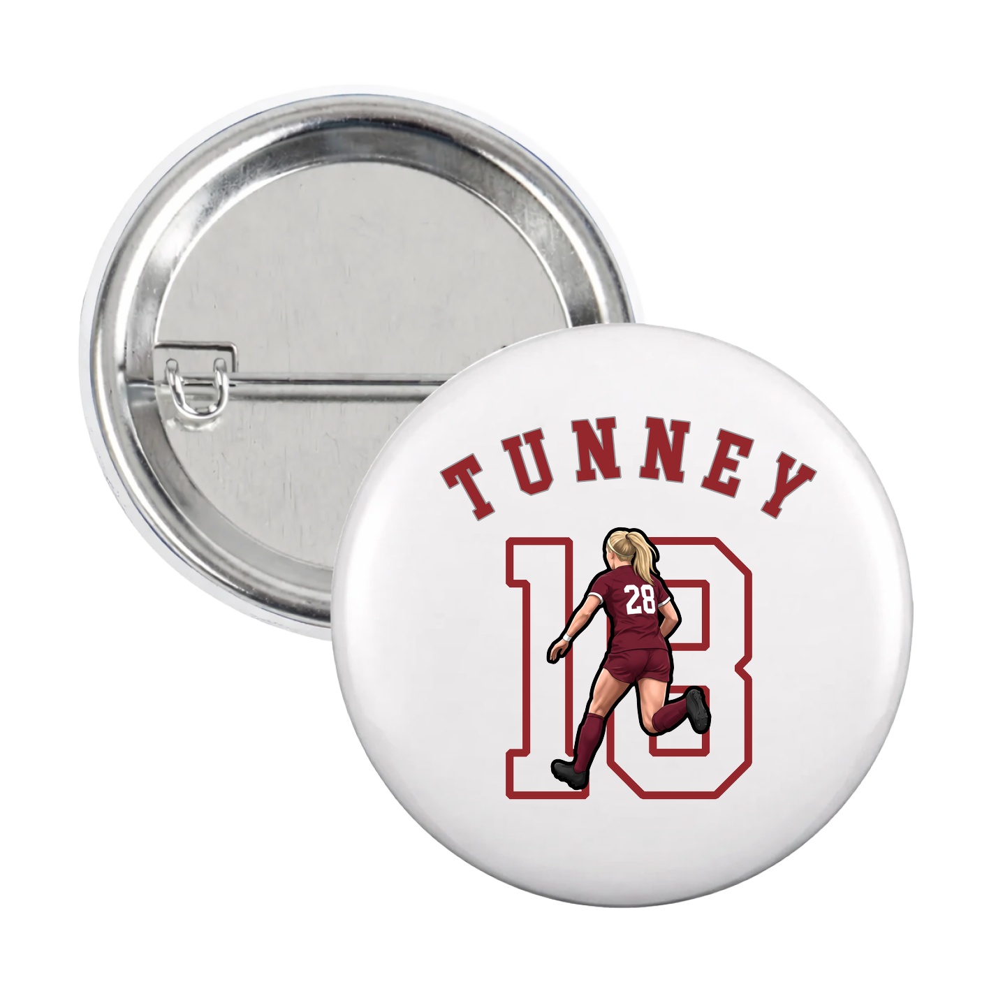 Game Day Button — Shirsey Arch in White