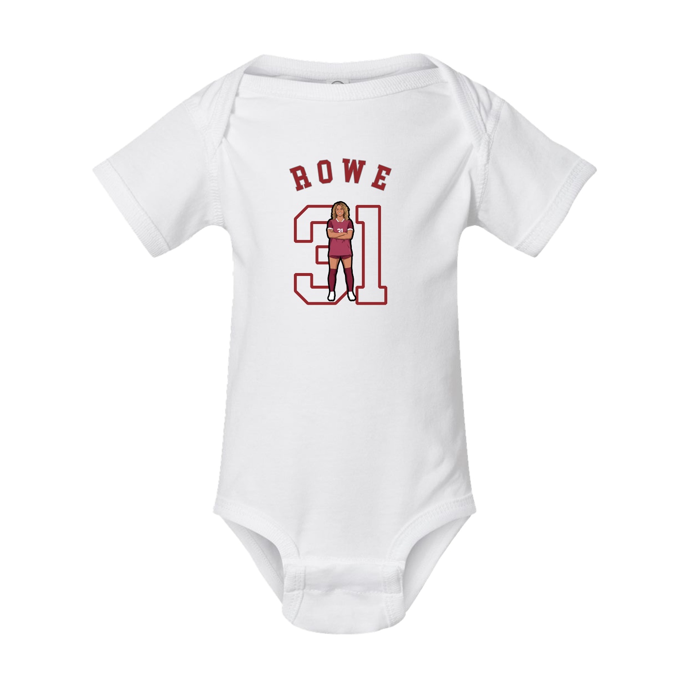 Baby Onesie — Shirsey Arch in White