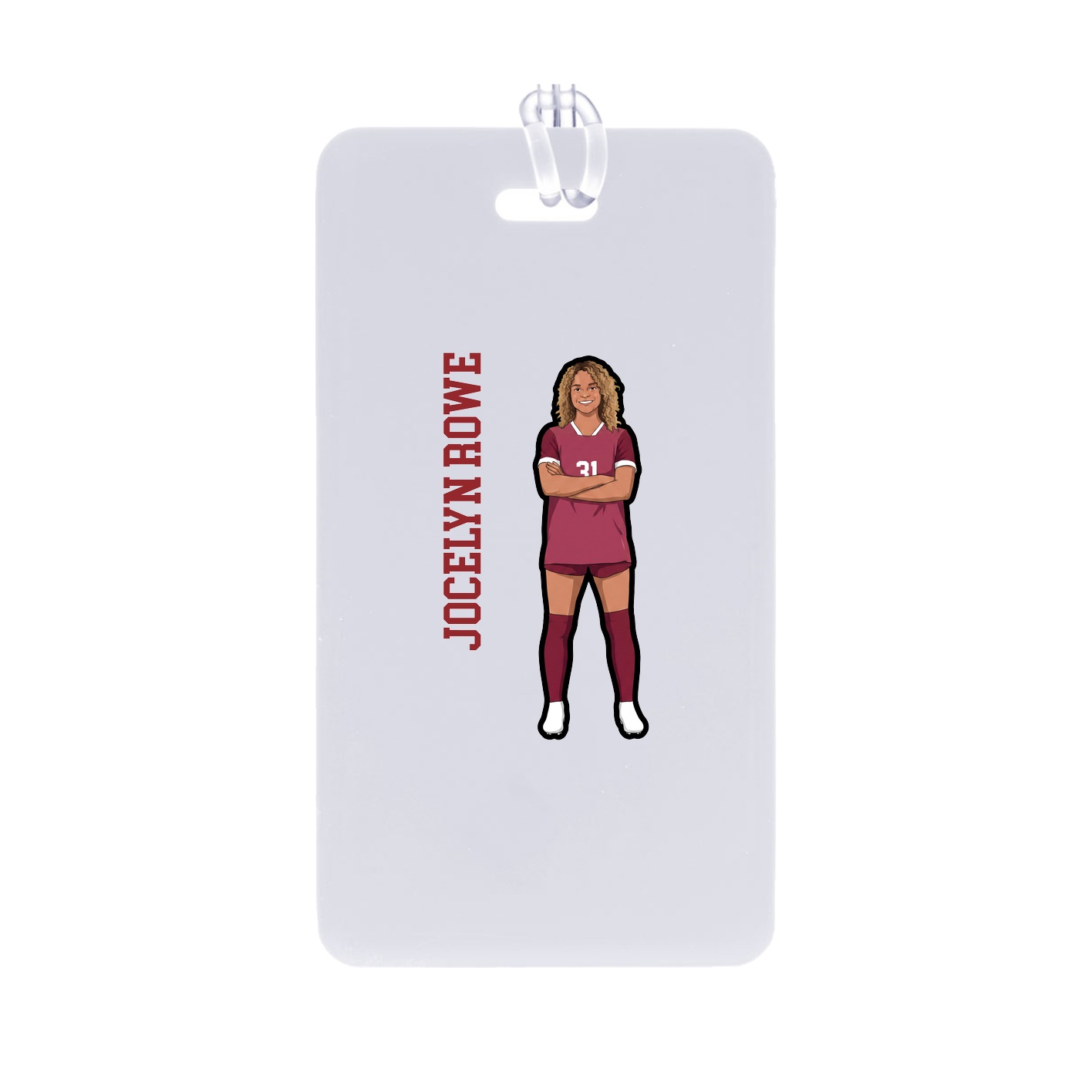 Bag Tag — Name Vertical in Classic
