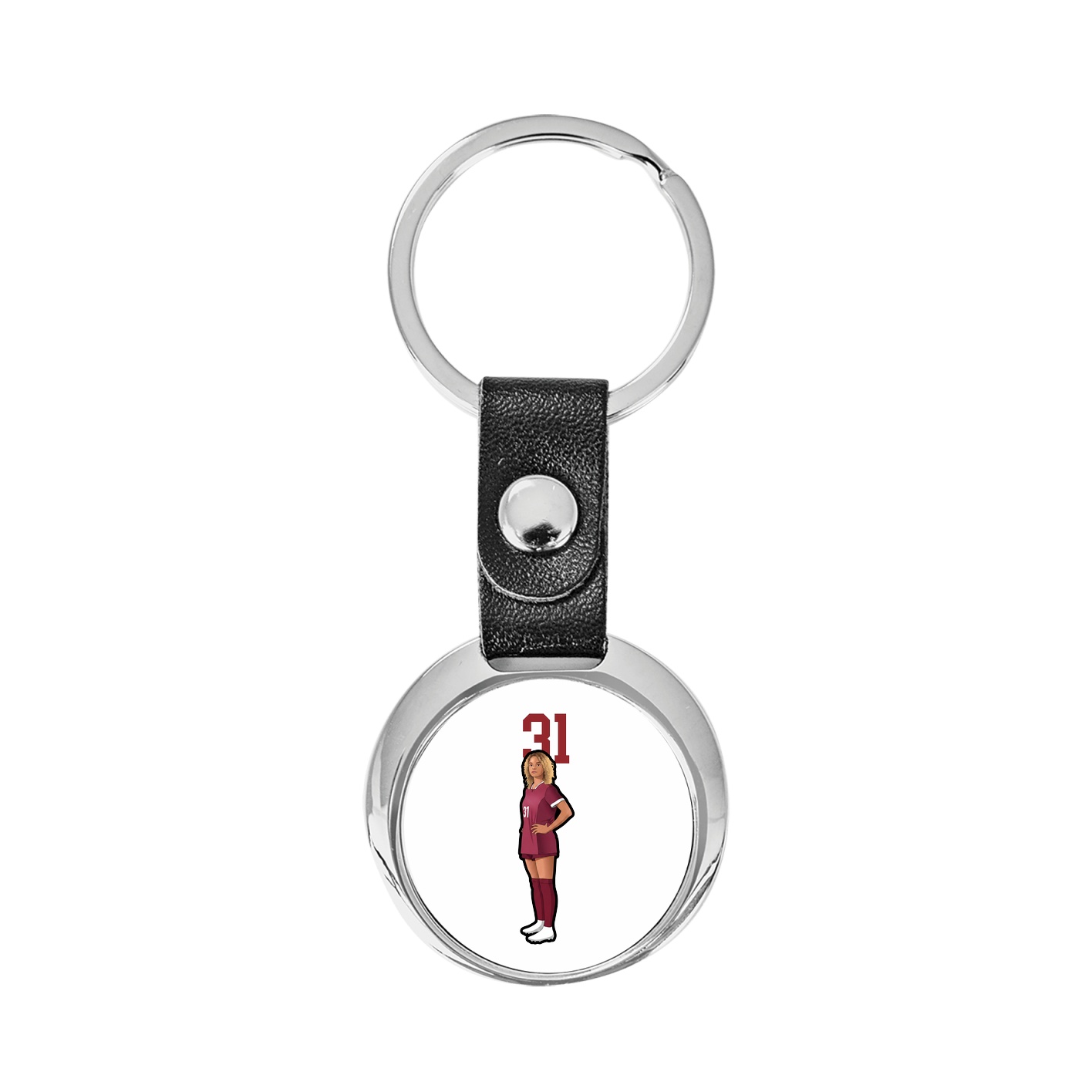 Key Chain — Number Top in Classic