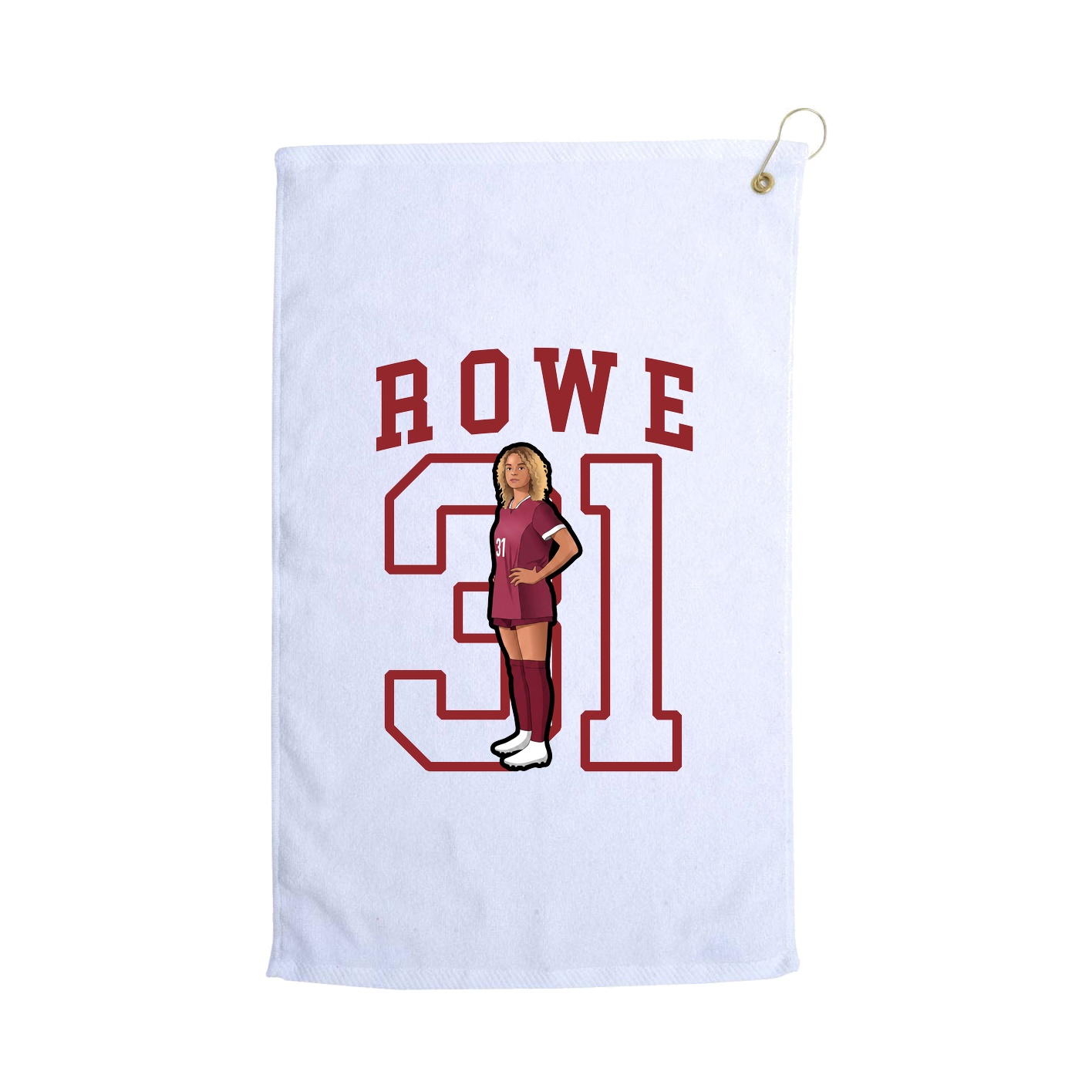 Golf Towel — Shirsey in White