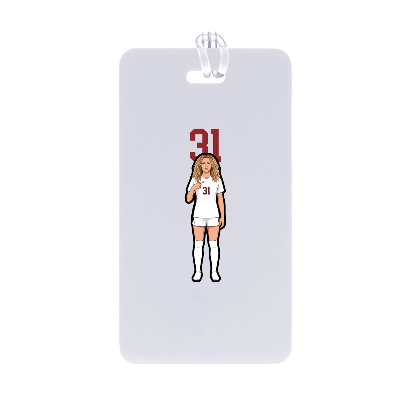 Bag Tag — Number Top in Classic