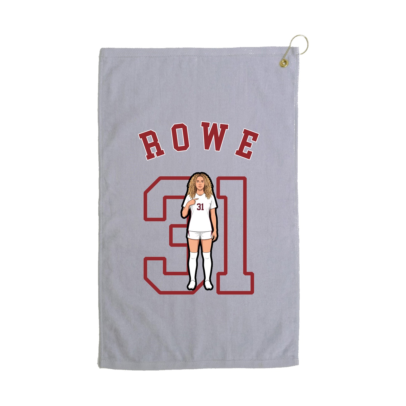 Golf Towel — Shirsey Arch in Grey
