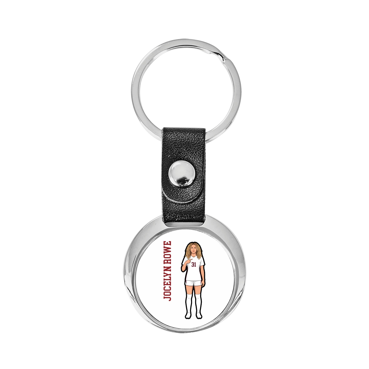 Key Chain — Name Vertical in Classic