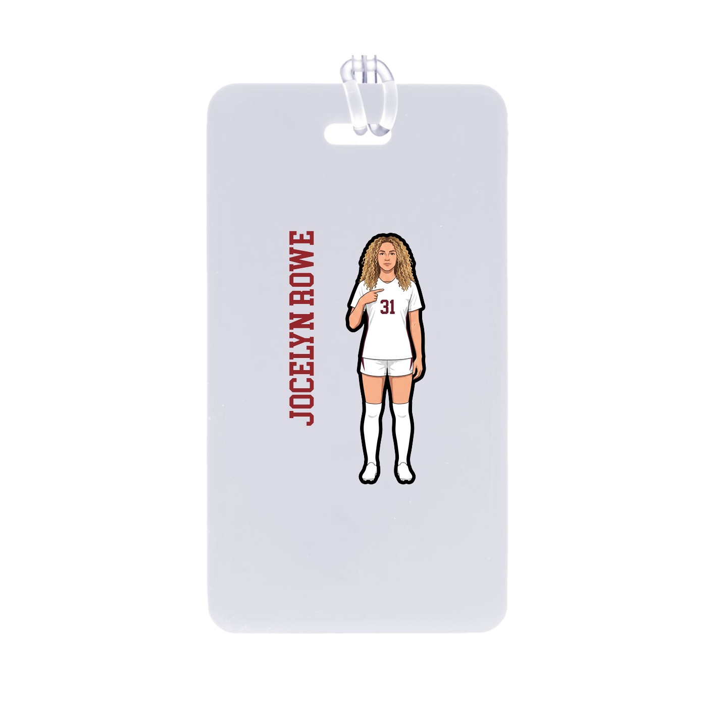 Bag Tag — Name Vertical in Classic