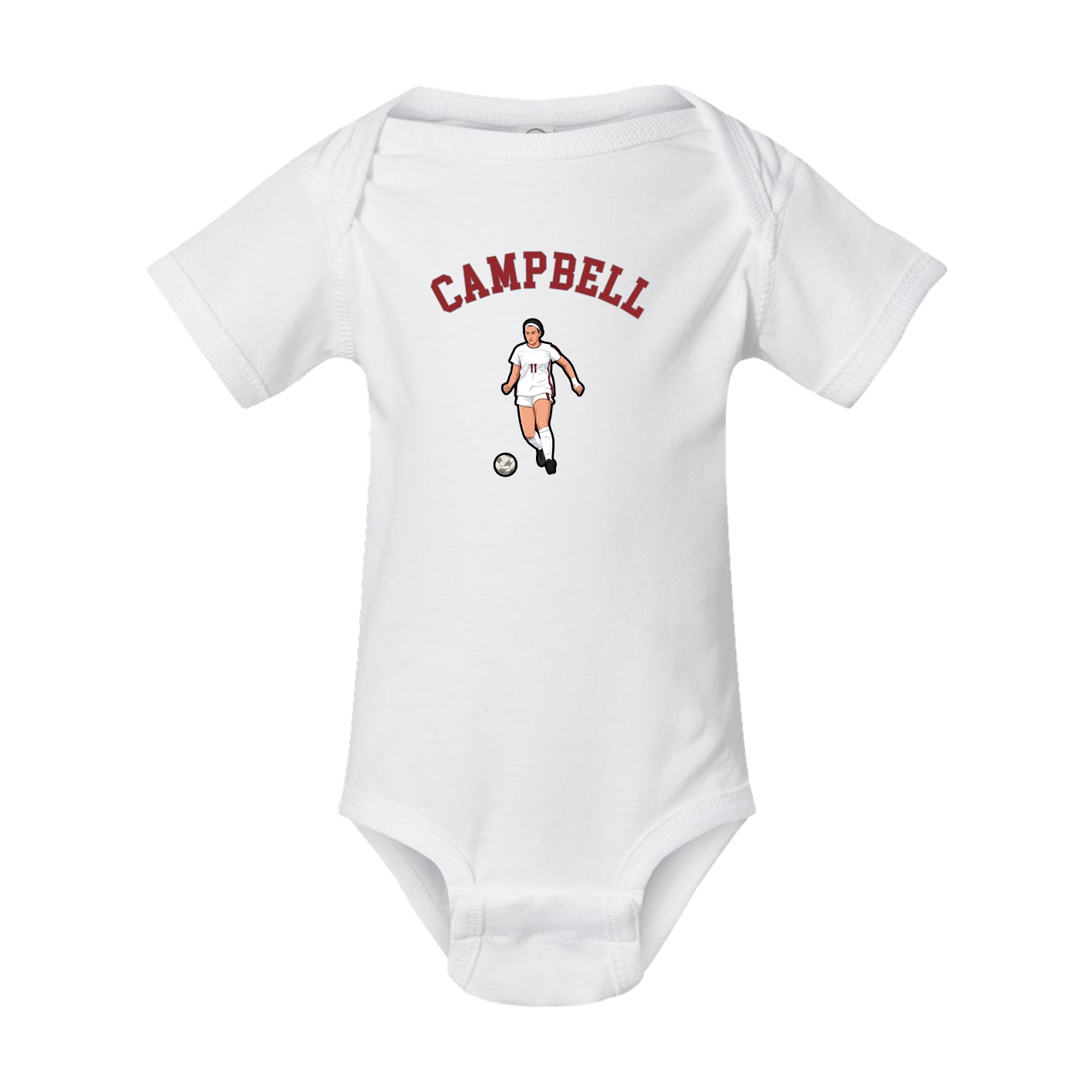 Baby Onesie — Shirsey Arch in White