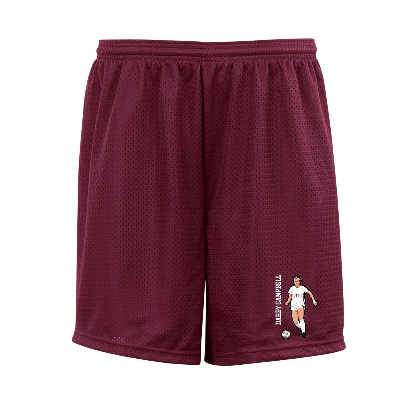 Shorts — Name Vertical in Cardinal