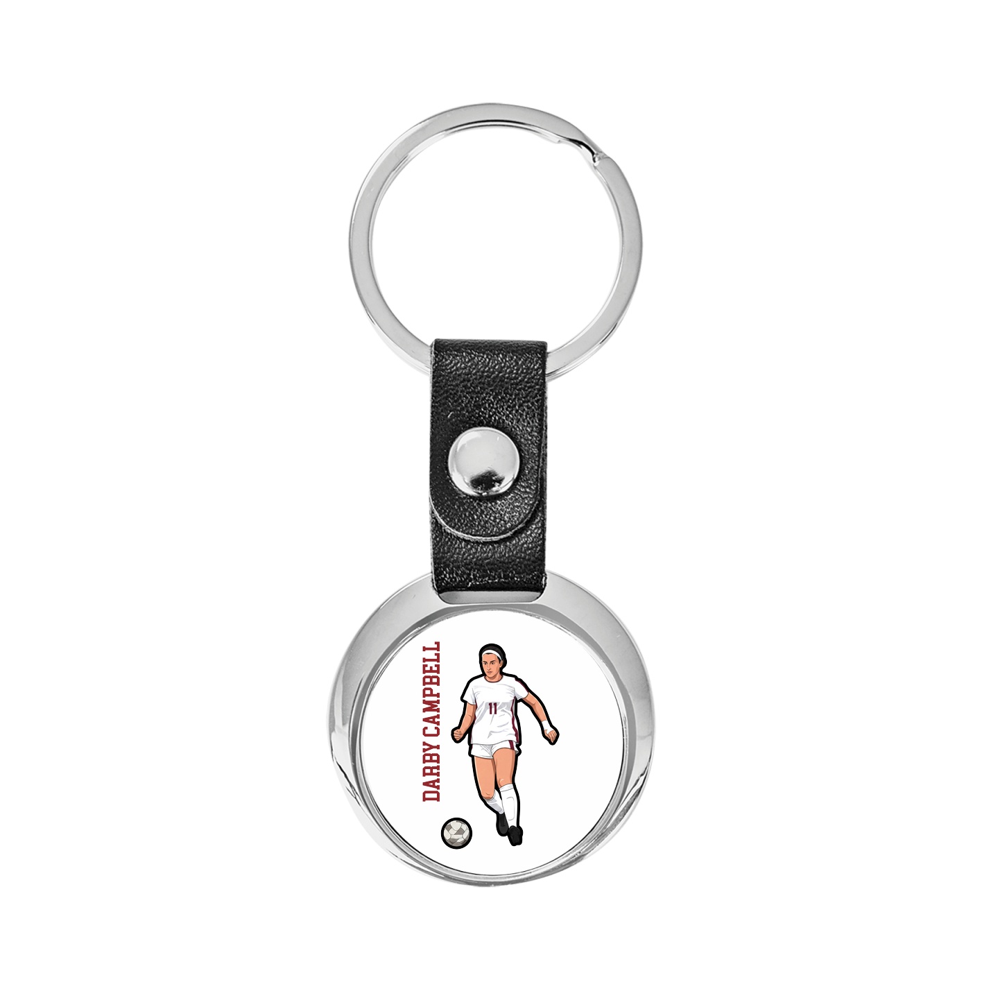 Key Chain — Name Vertical in Classic