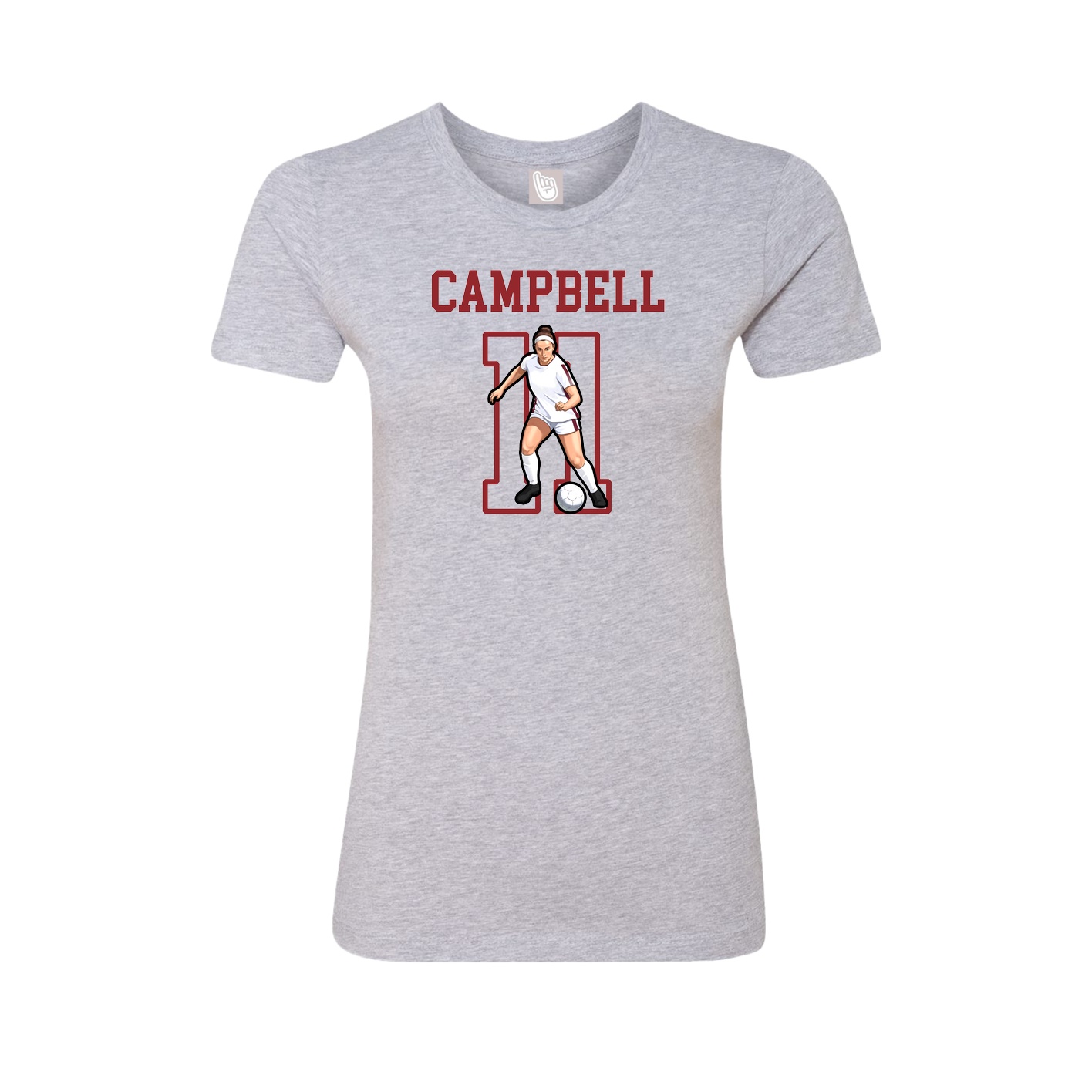 Fitted Women's Tee — Shirsey in Grey