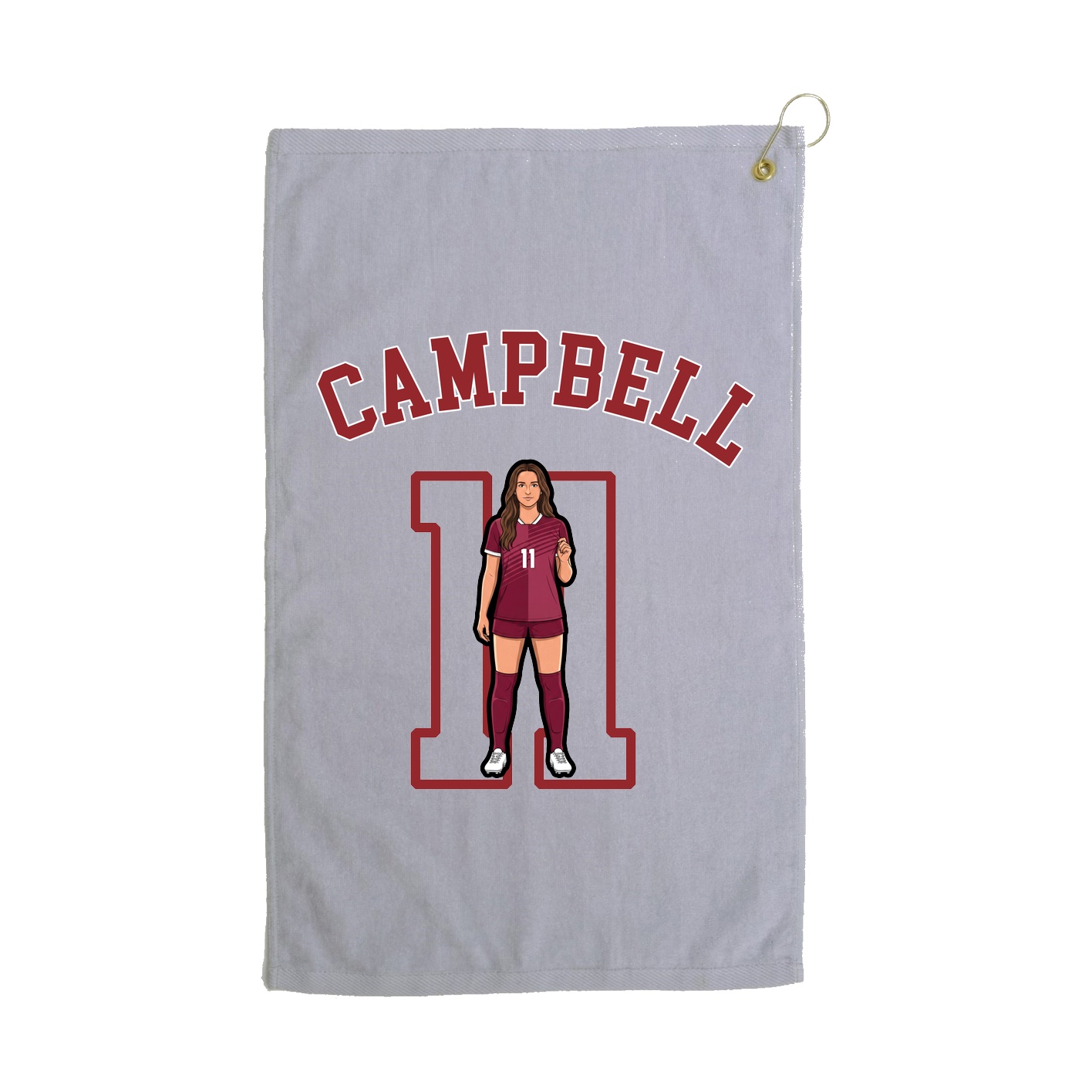 Golf Towel — Shirsey Arch in Grey