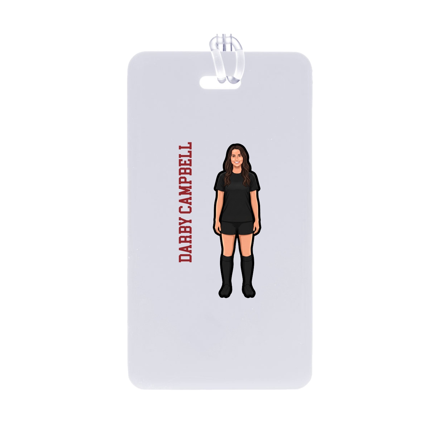 Bag Tag — Name Vertical in Classic