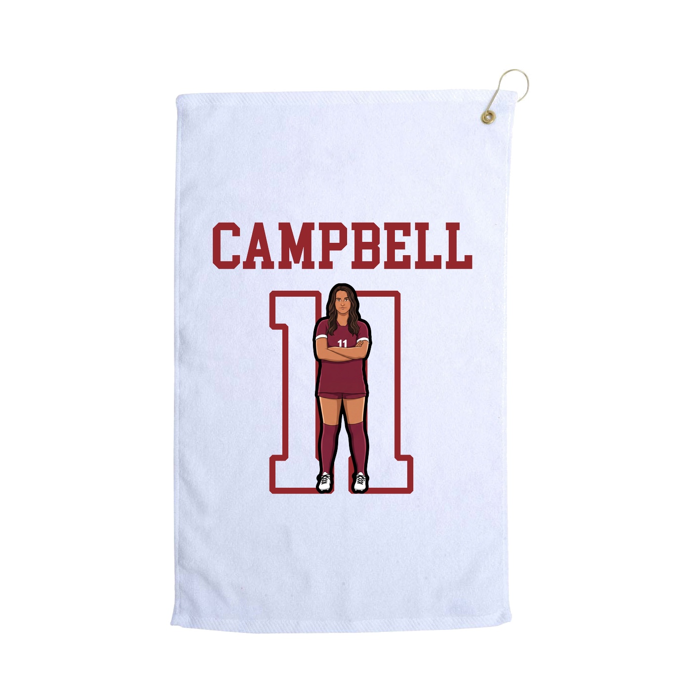 Golf Towel — Shirsey in White