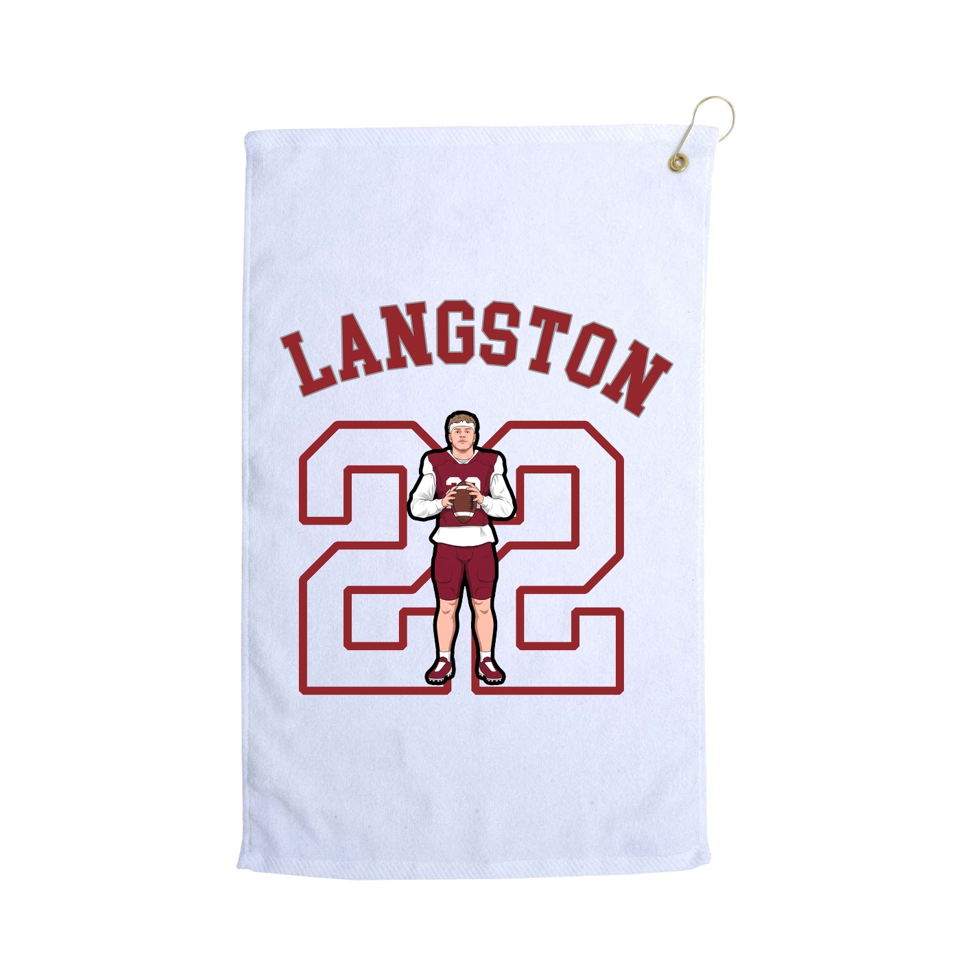 Golf Towel — Shirsey Arch in White