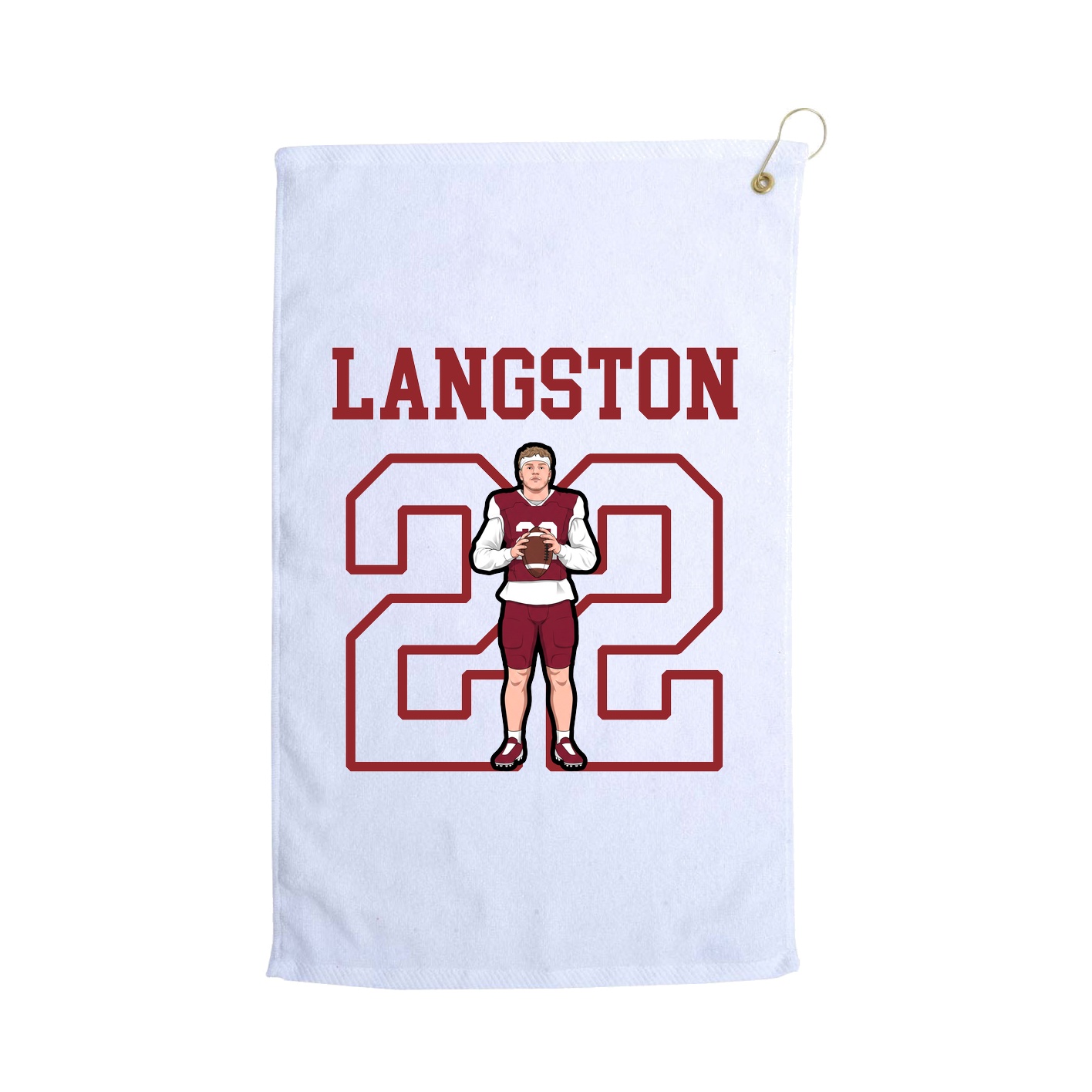 Golf Towel — Shirsey in White