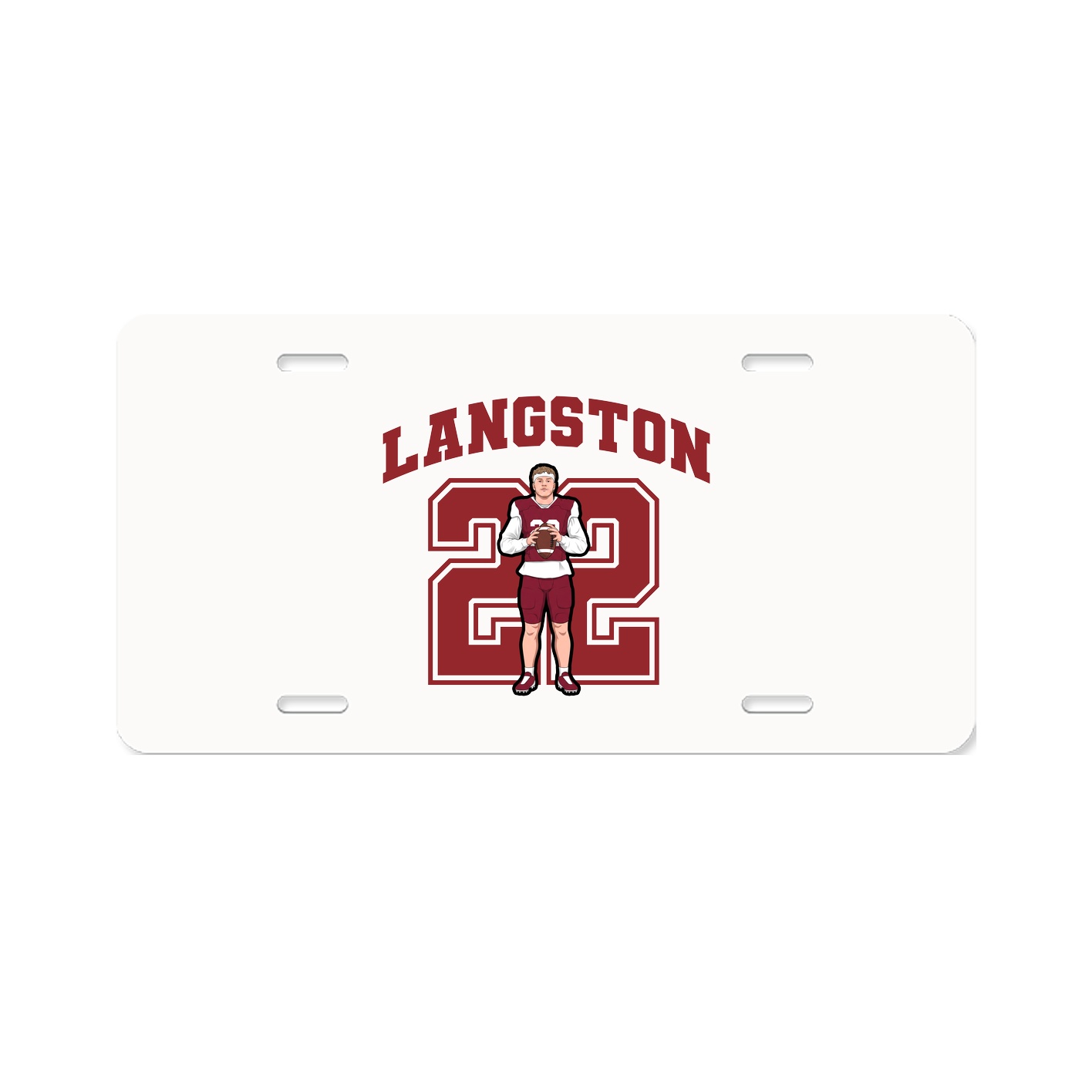 License Plate — Number in Classic