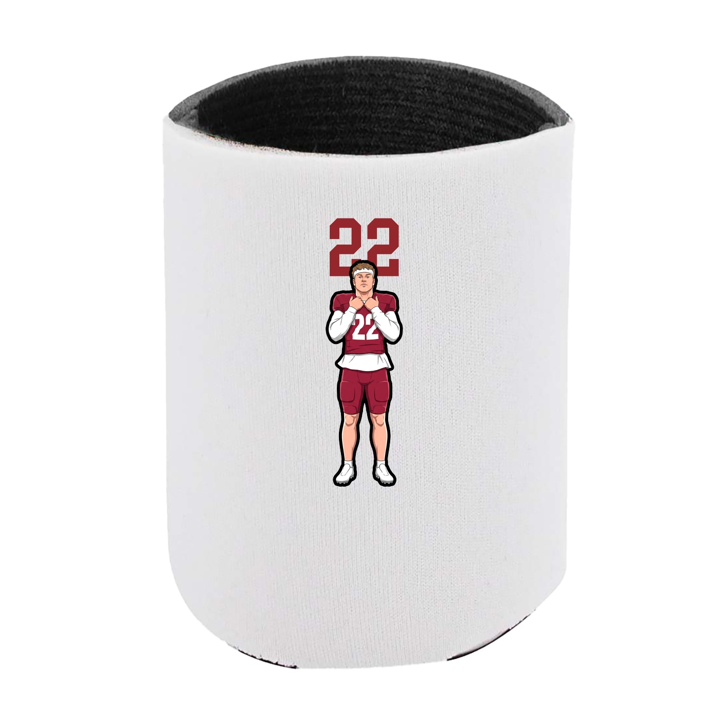 Can Holder — Number Top in White