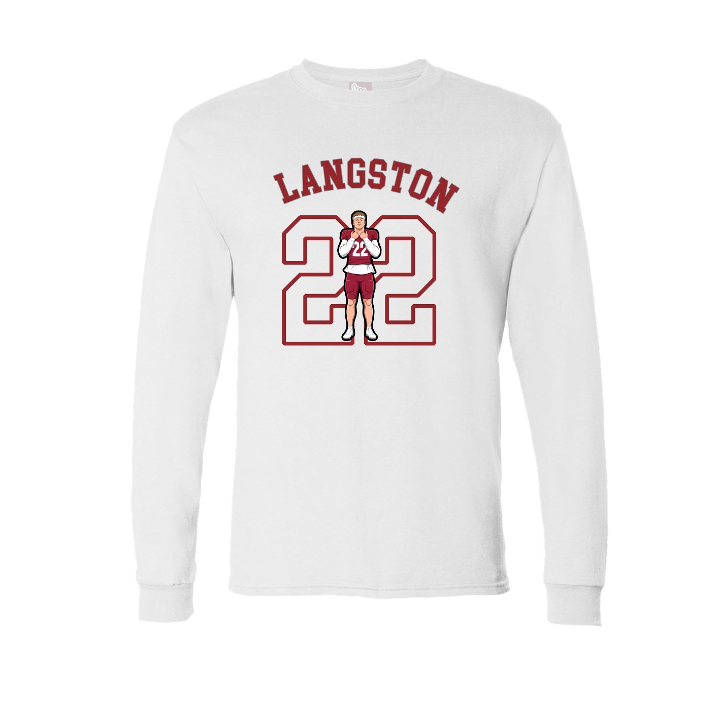 Long Sleeve Tee — Shirsey Arch in White