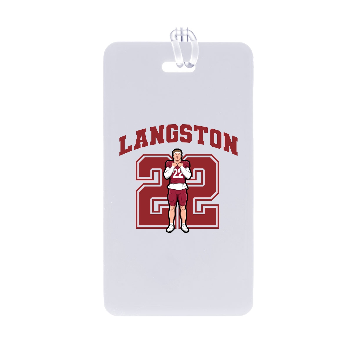 Bag Tag — Number in Classic