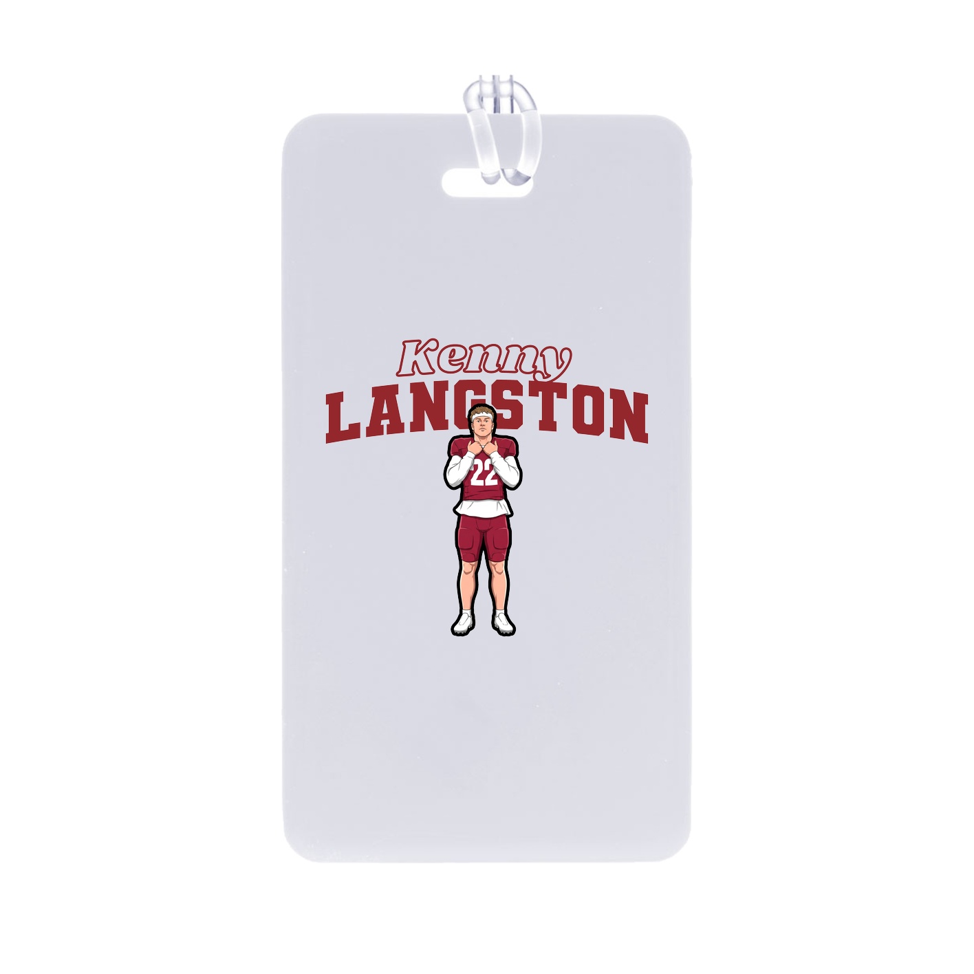 Bag Tag — Name Arch in Classic