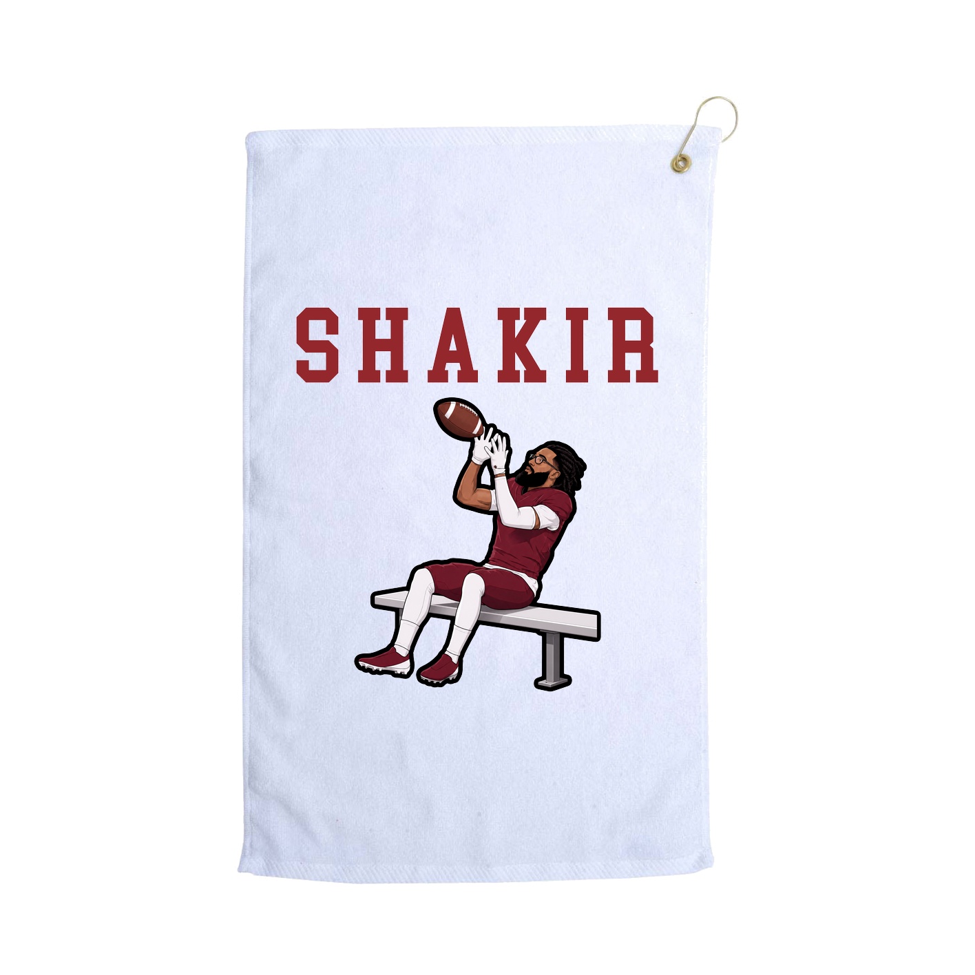Golf Towel — Shirsey in White