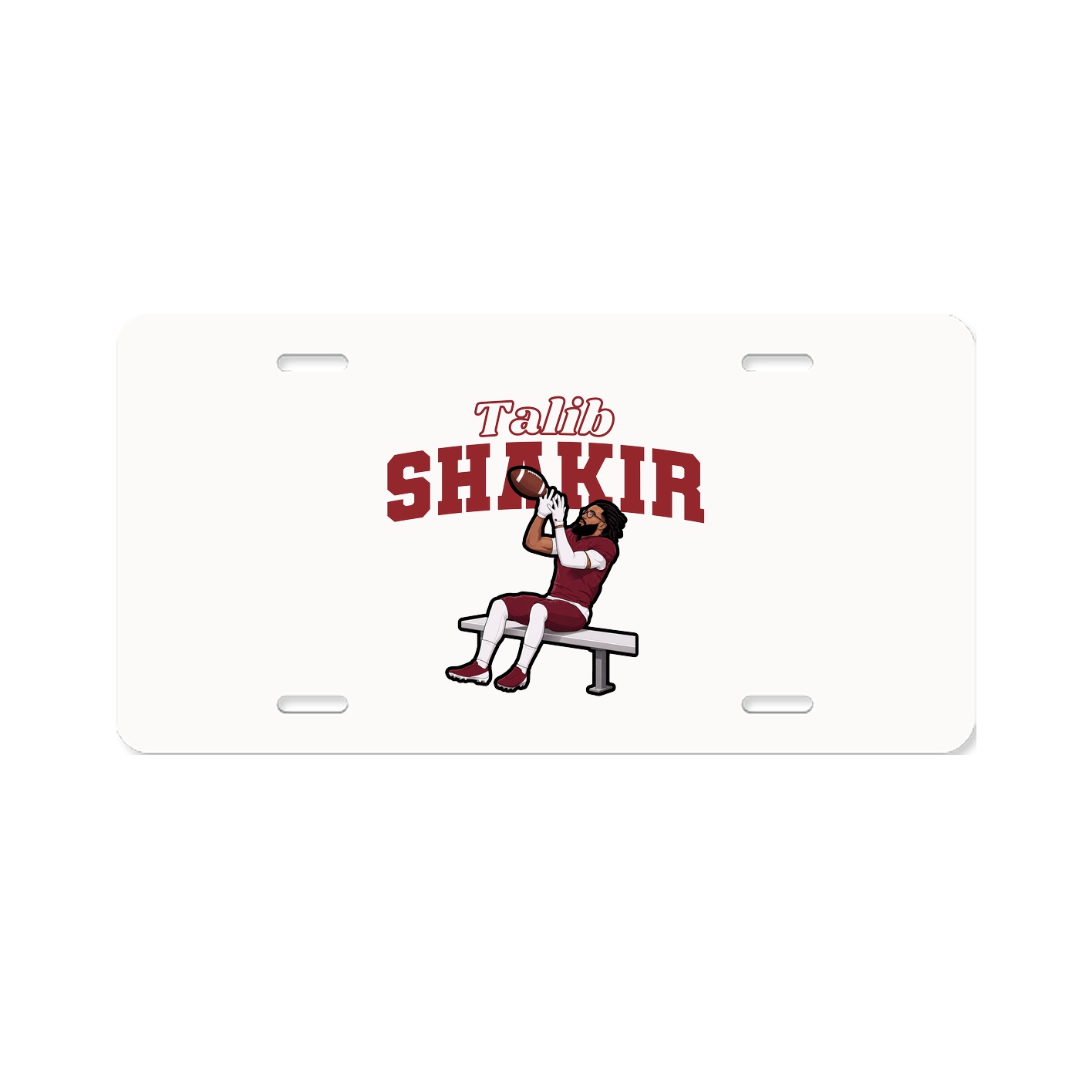License Plate — Name Arch in Classic