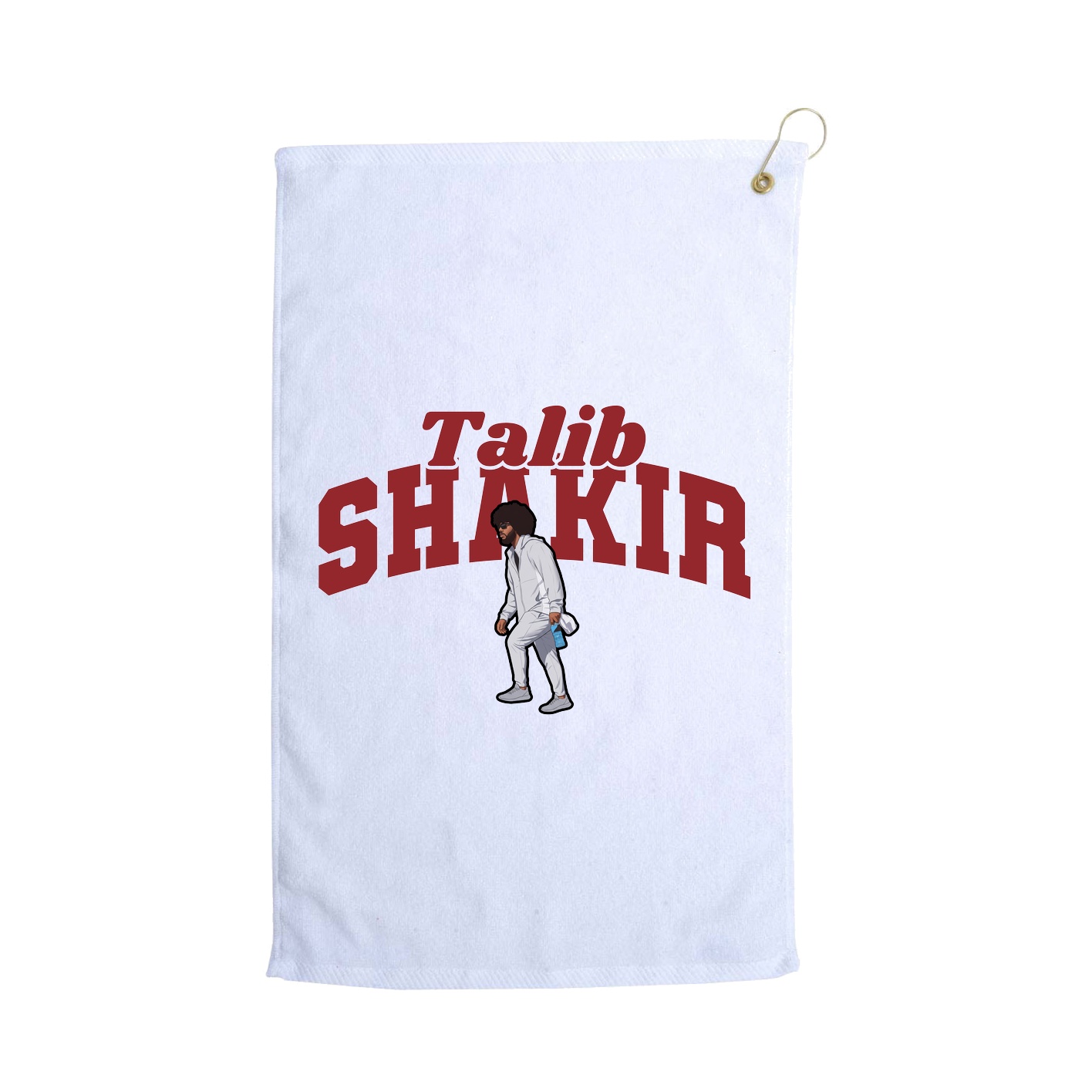 Golf Towel — Signature Arch in White